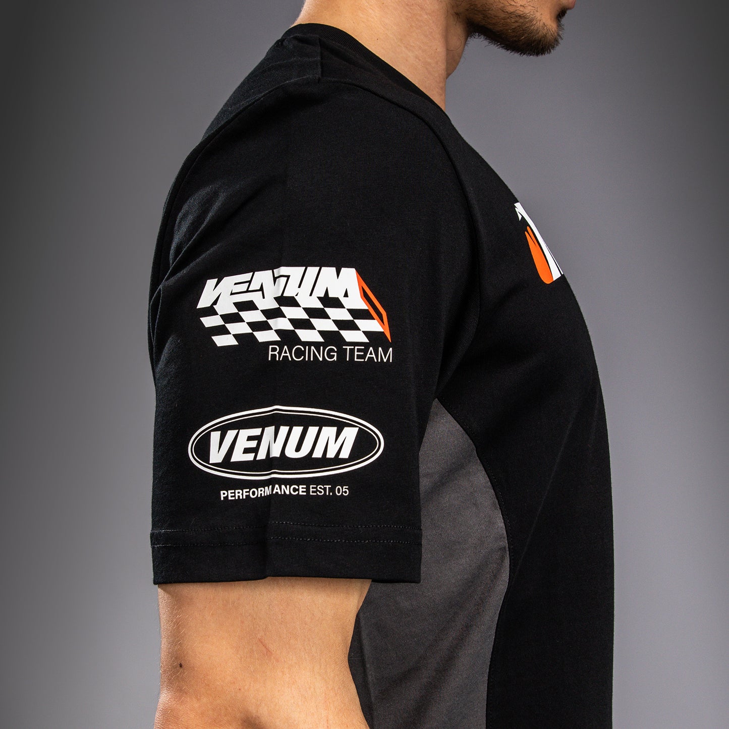 Venum Motorsport T恤 – 深黑色