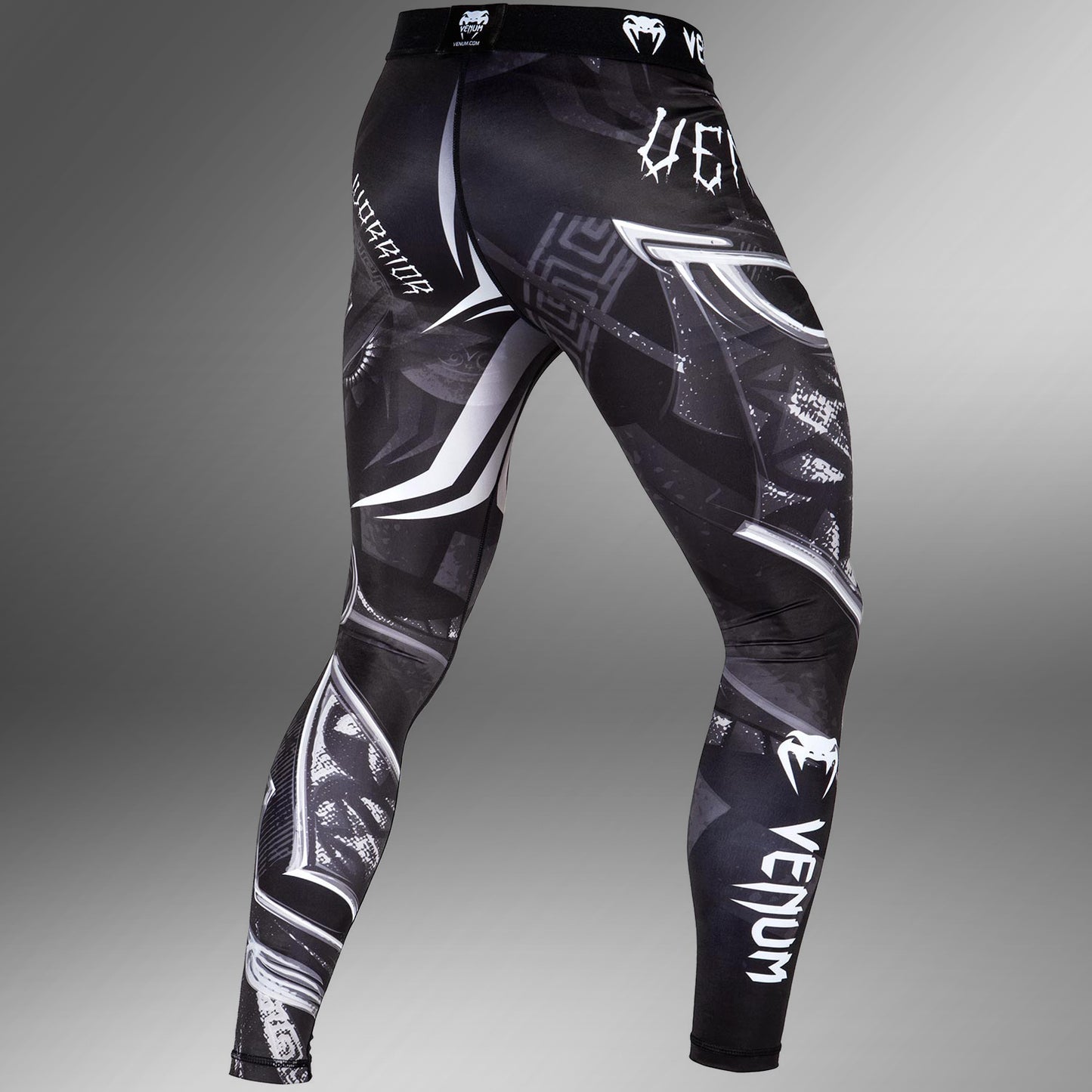 Venum Gladiator 3.0 紧身裤 – 黑色/白色