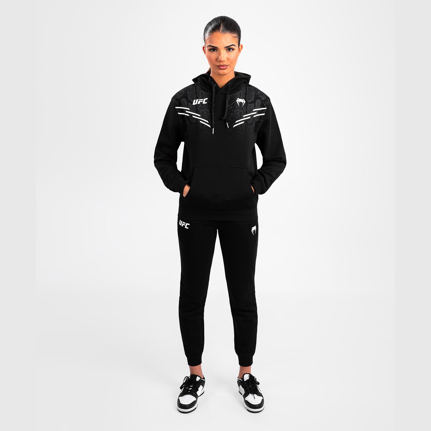 UFC Adrenaline by Venum Replica 女士连帽衫 – 黑色