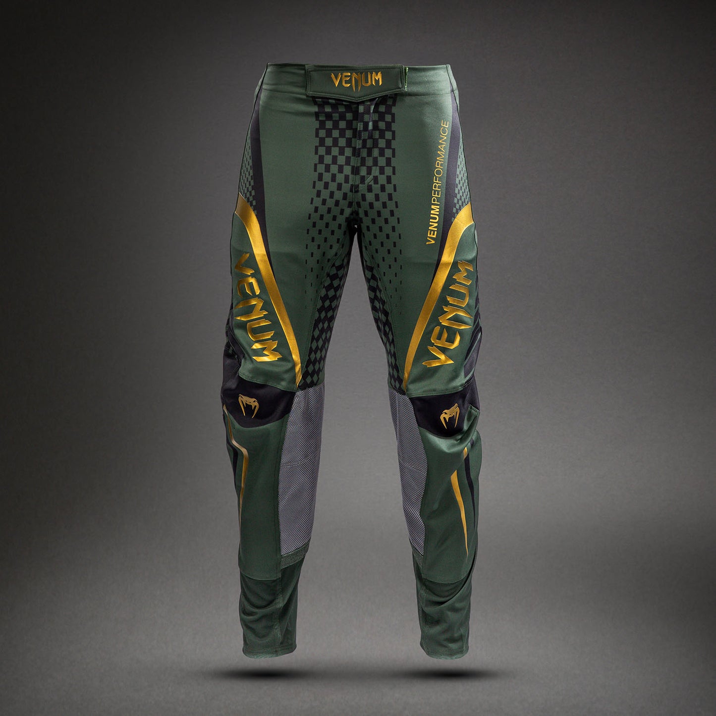 Venum MX Challenger 越野摩托骑行裤 - 黑色/绿色/金色
