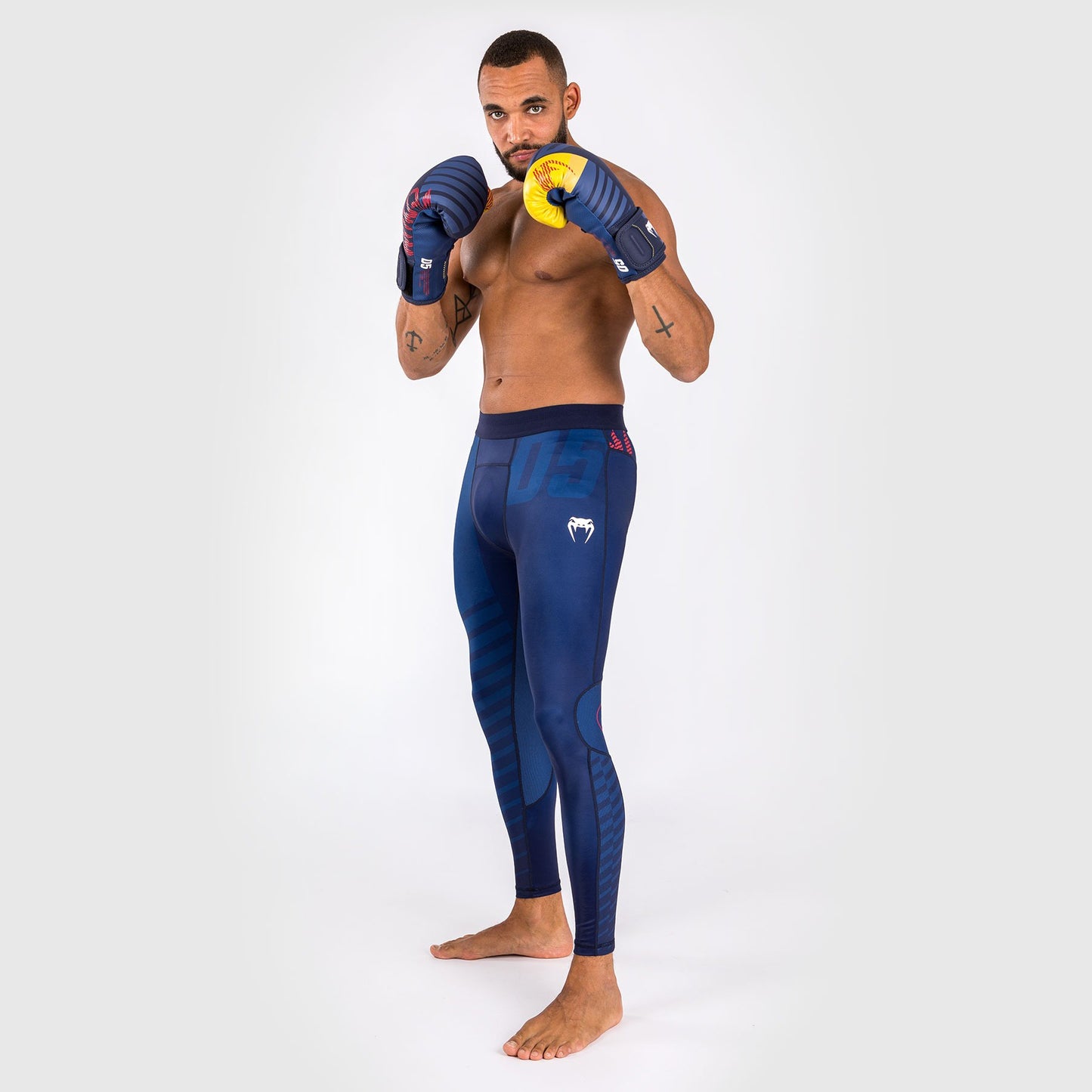 Venum Sport 05 压缩紧身裤 - 蓝色