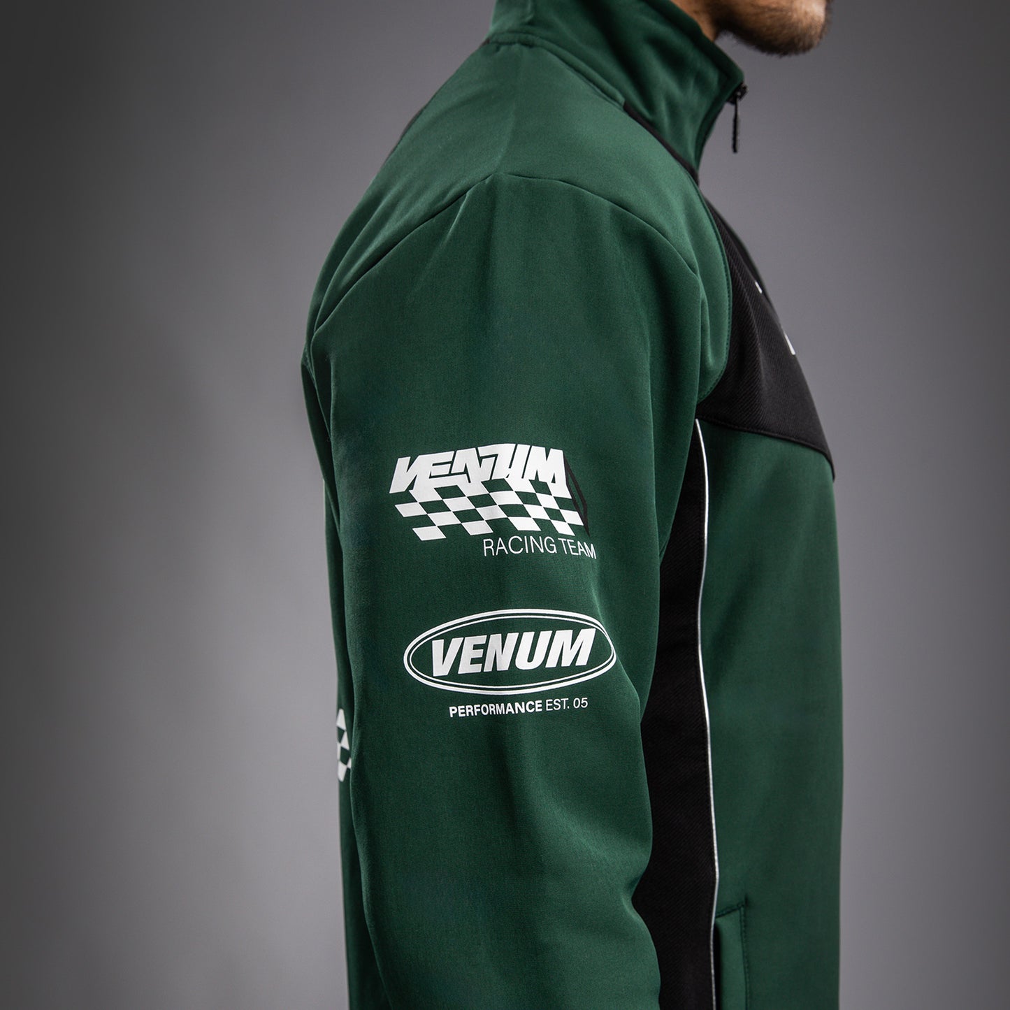 Venum Motorsport 软壳夹克 – 森林绿