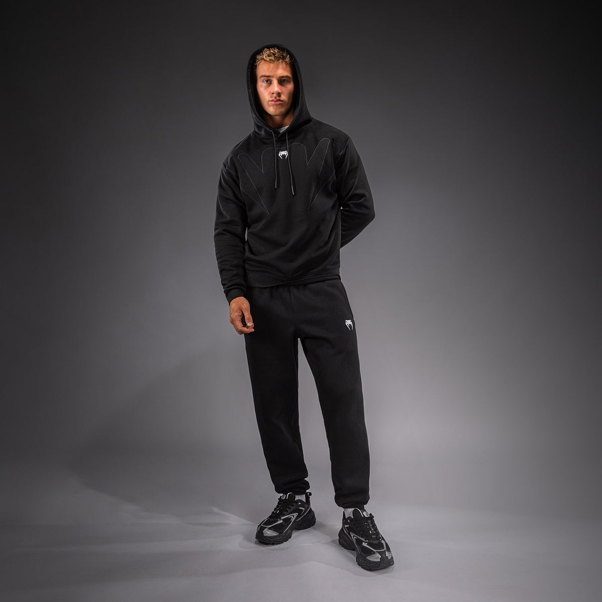 Venum Attack Fleece & Weave 连帽衫 - 黑色