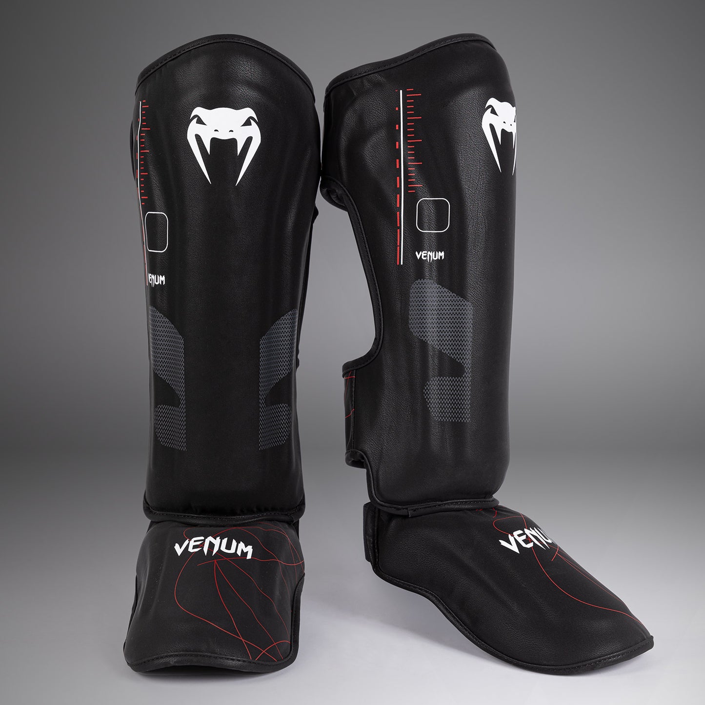 Venum Tactical XT 护胫 – 黑色/火红色