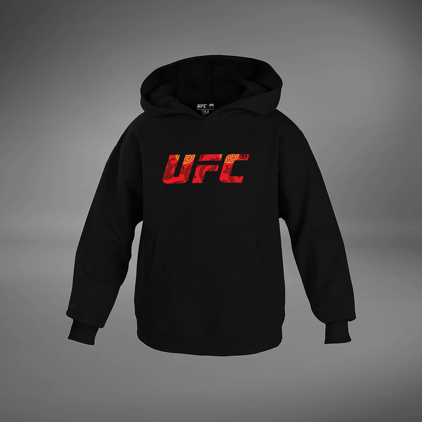 Kids UFC Unrivaled by Venum 黑色 张伟丽 连帽衫