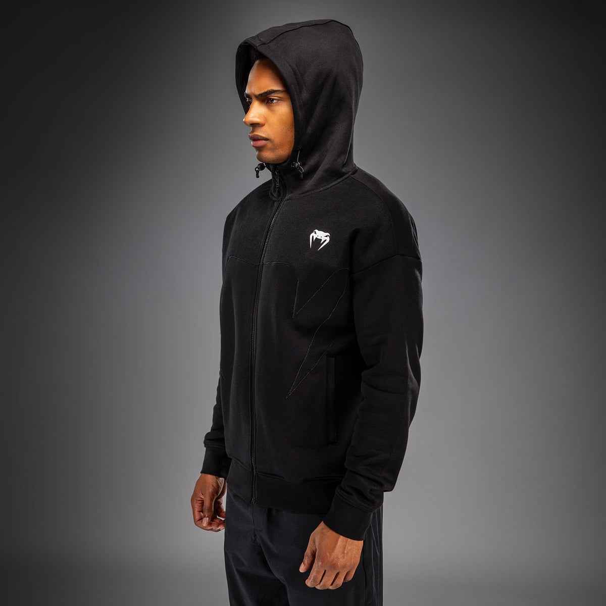 Venum Attack Fleece & Weave 运动夹克 - 黑色