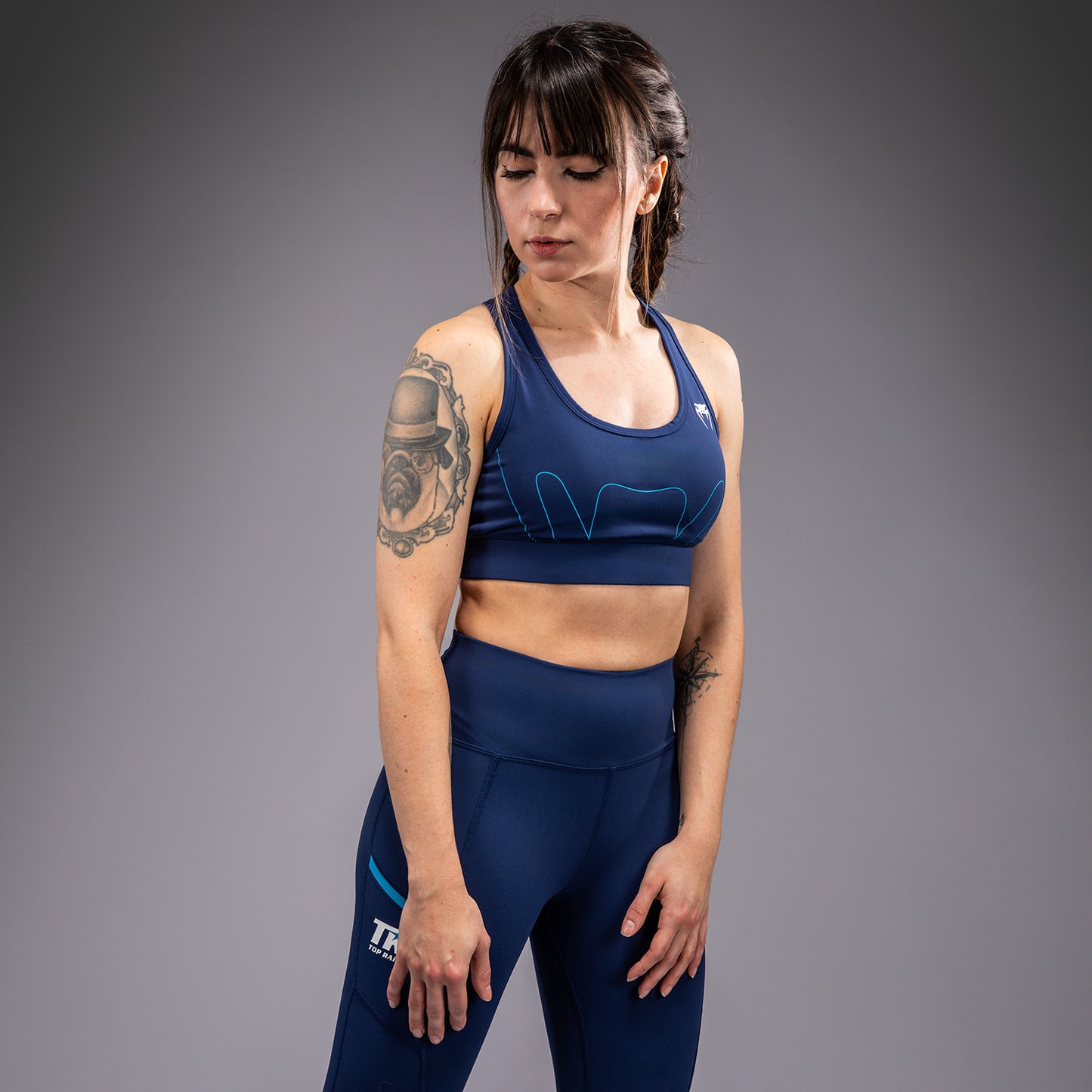 Venum x Top Rank Original 女士运动内衣 – 藏青色