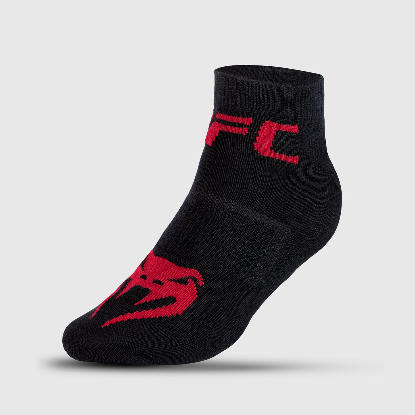 UFC Venum Authentic Fight Week 男士款性能袜 – 黑色/红色