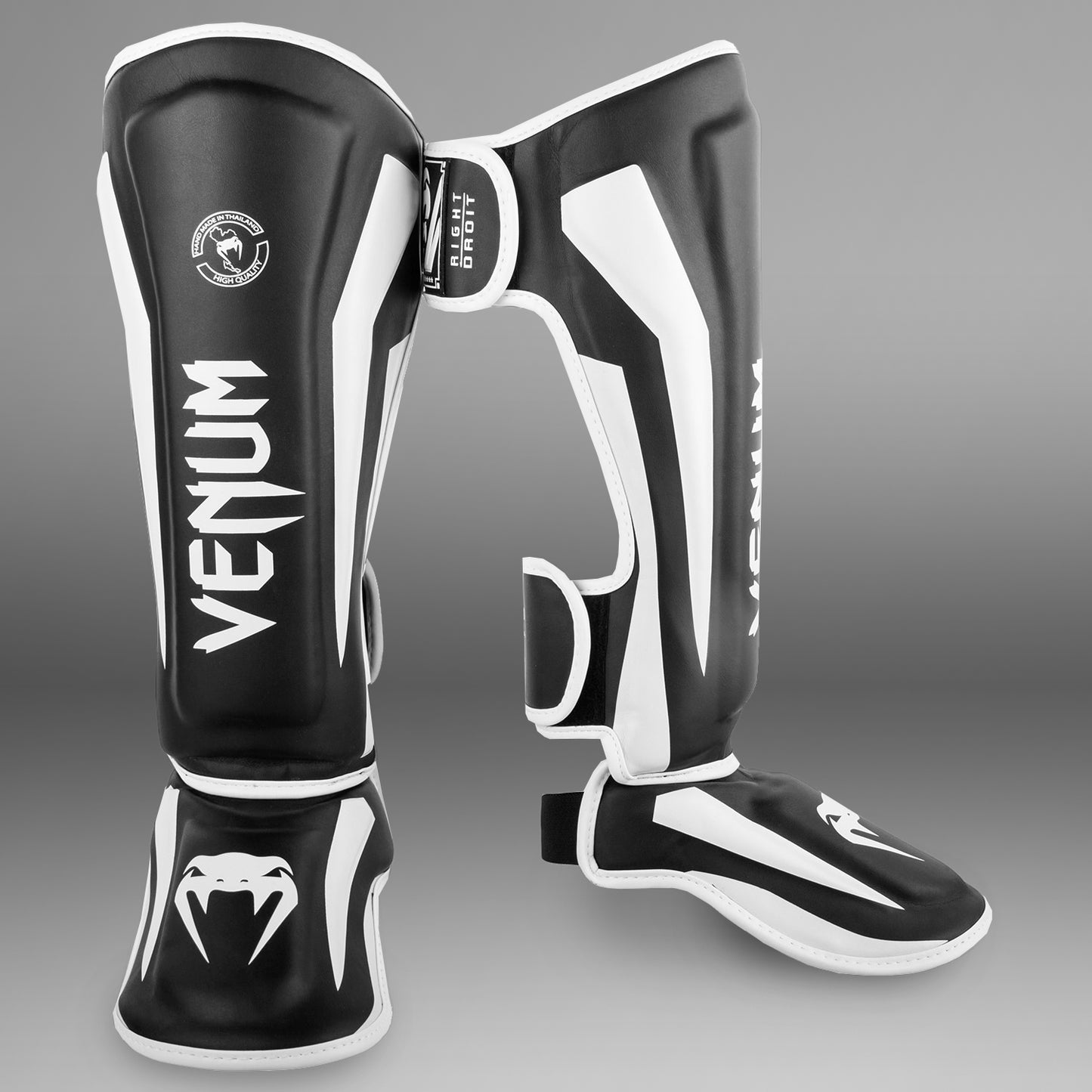 Venum Elite 立式护胫 – 黑色/白色