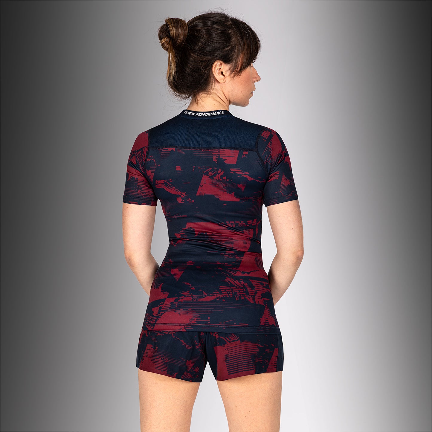 Women’s UFC Zenith by Venum 藏青色正品格斗周短袖紧身防磨衣