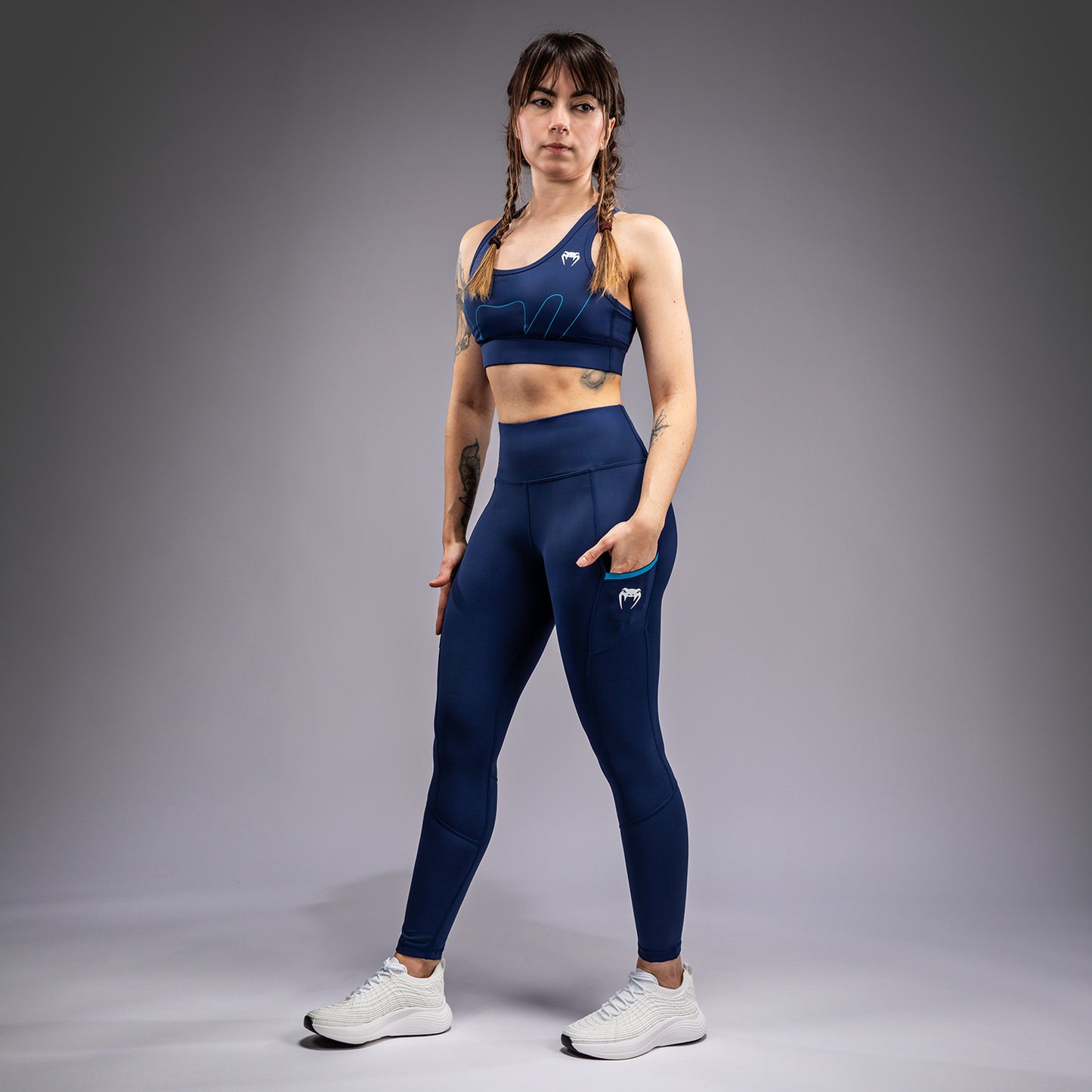 Venum x Top Rank Original 女士7/8紧身裤 – 藏青色