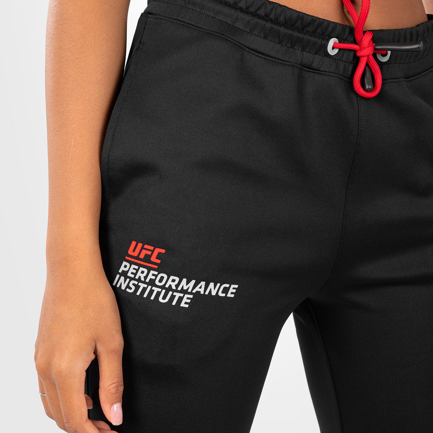 UFC Venum Performance Institute 2.0 女士运动裤 – 黑色/红色