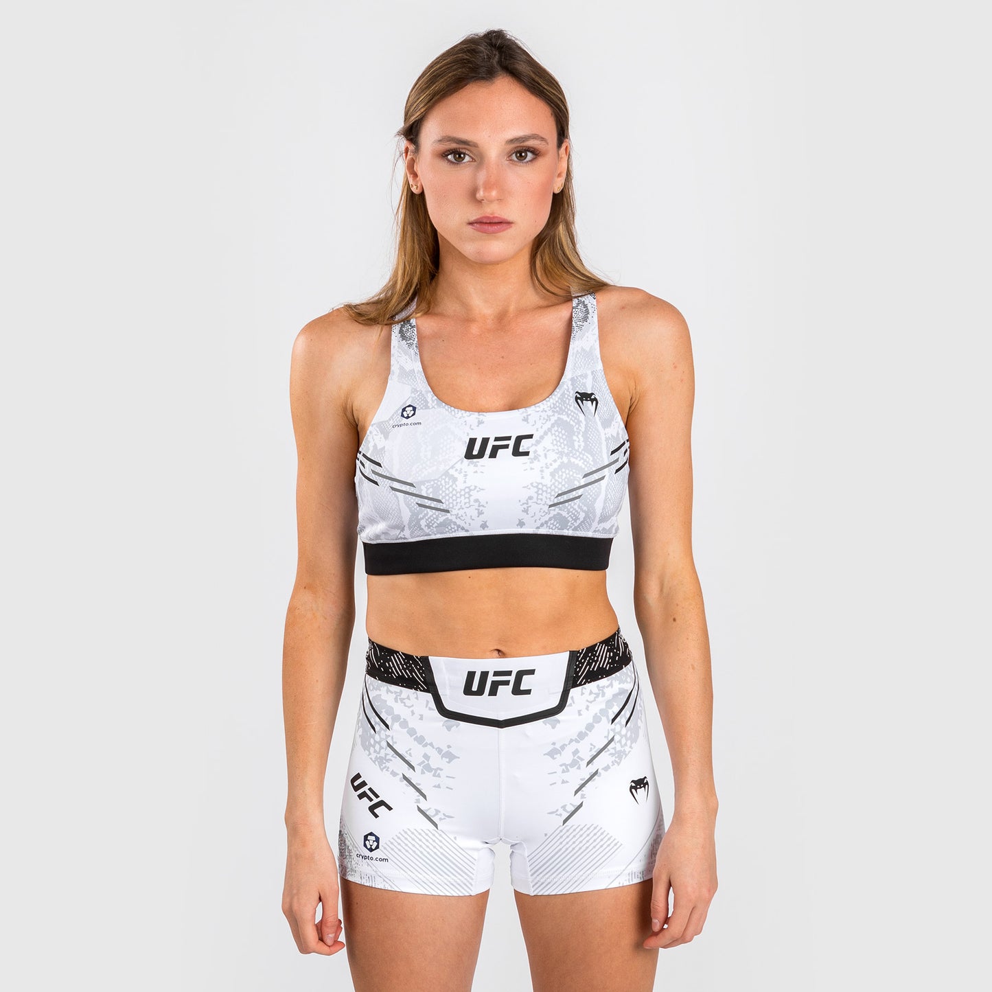 UFC Adrenaline by Venum Authentic Fight Night 女士运动内衣 – 白色