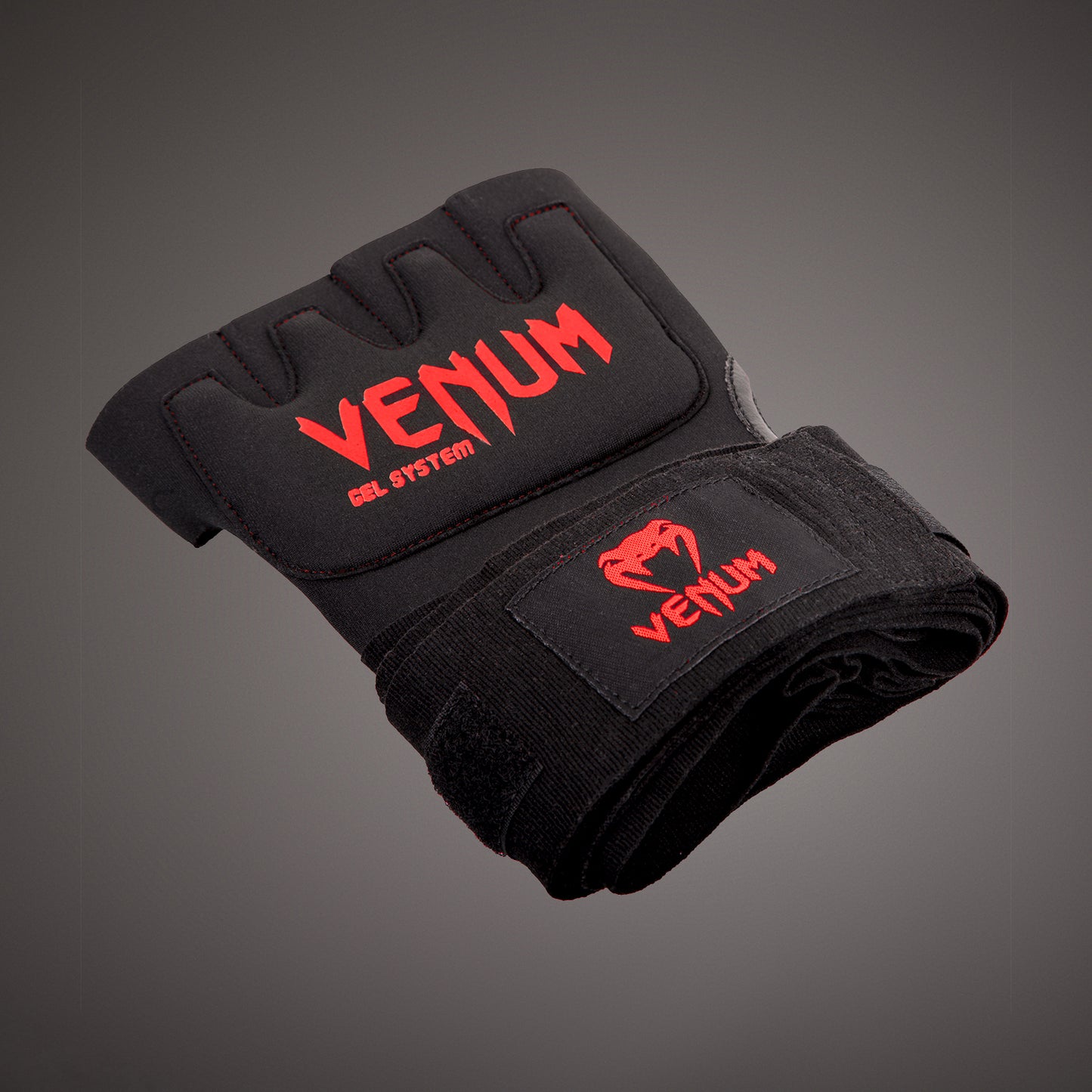 Venum Gel Kontact 快速绷带 – 黑色/红色