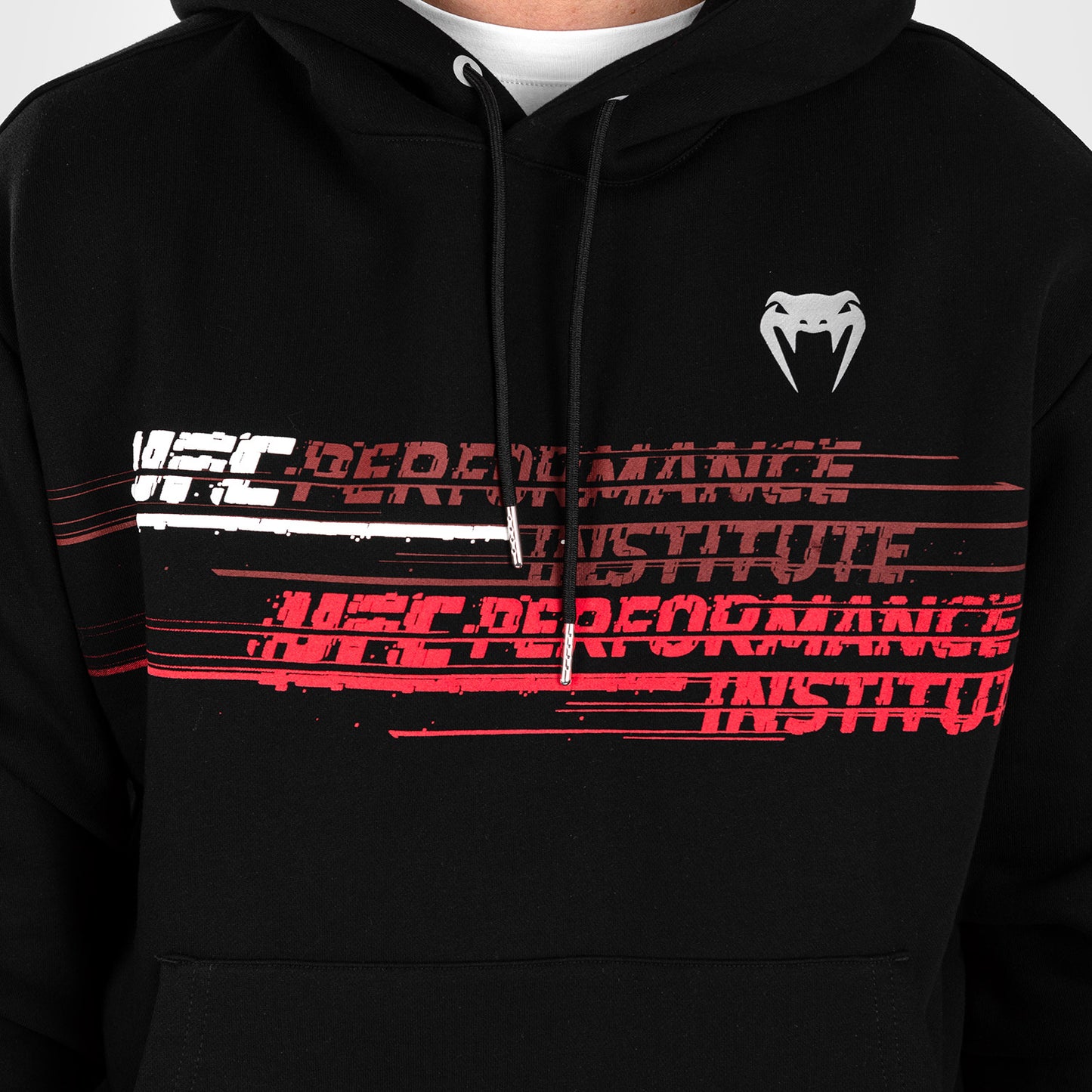UFC Venum Performance Institute 2.0 男士连帽衫 – 黑色/红色