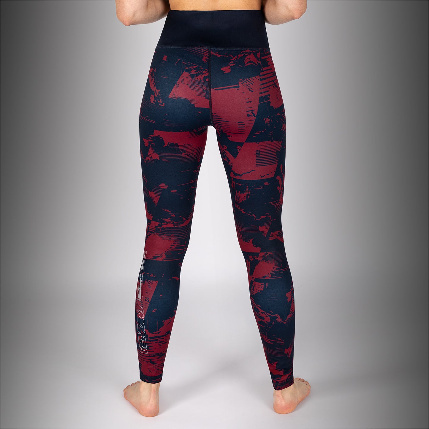 Women's UFC Zenith by Venum 酒红色 Authentic格斗紧身裤