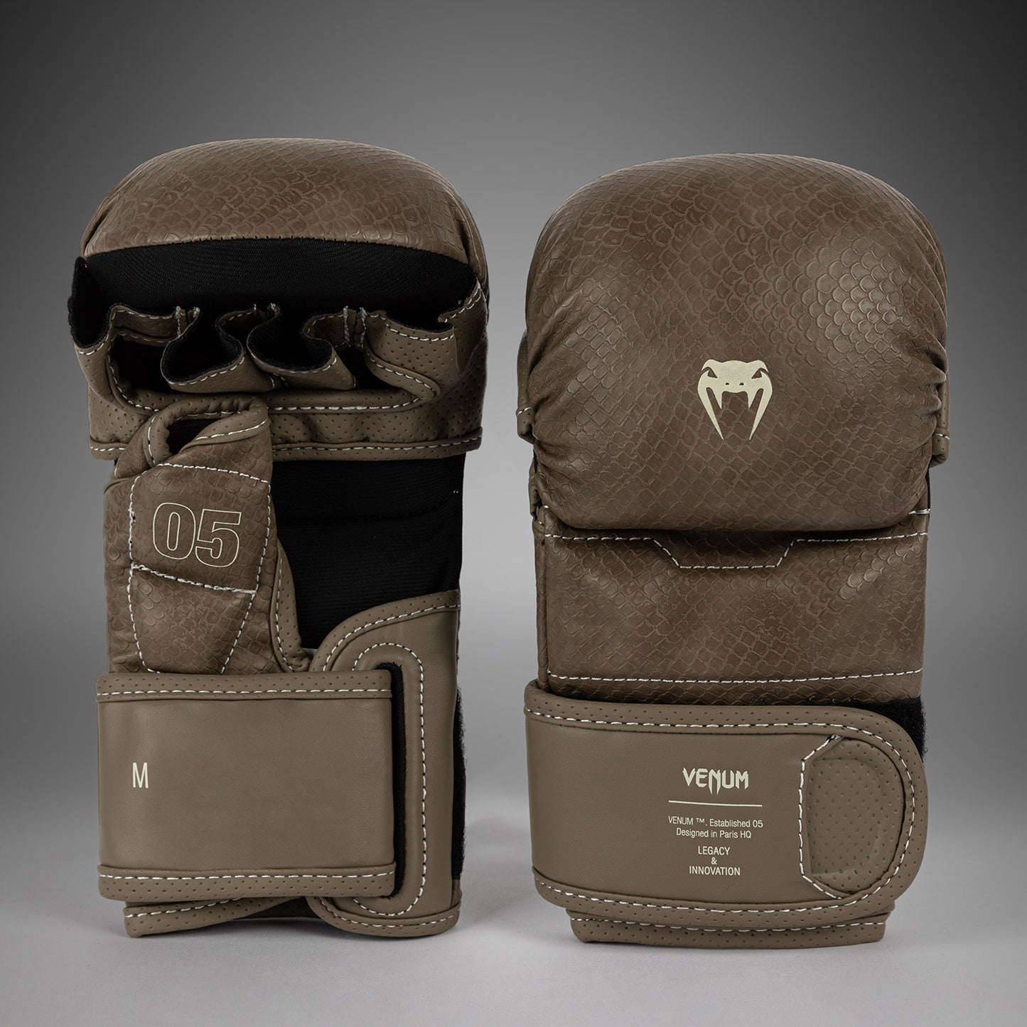 Venum Impact Evo Scales MMA实战手套 – 棕色