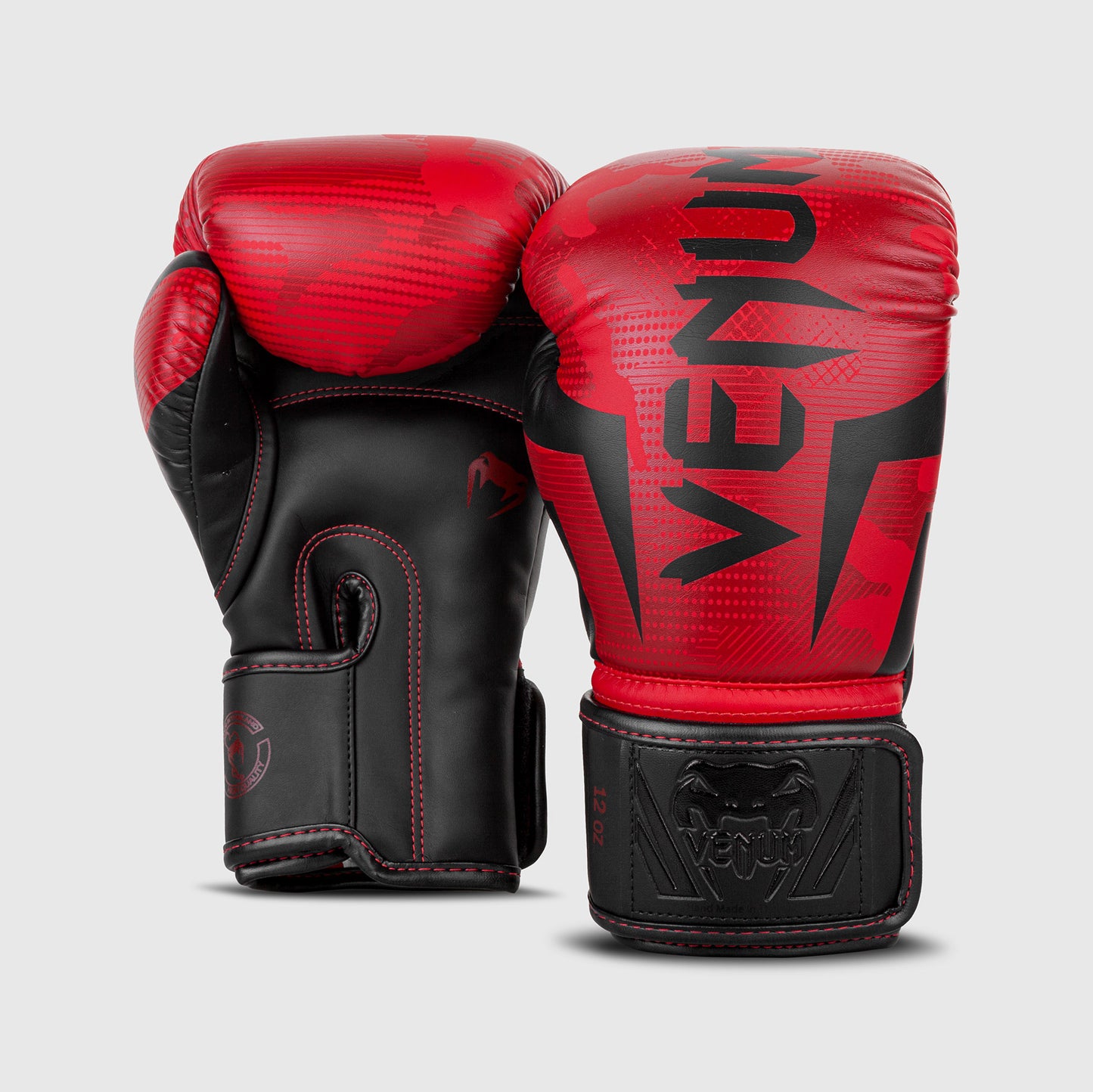 Venum Elite 拳击手套 – 红色/迷彩色