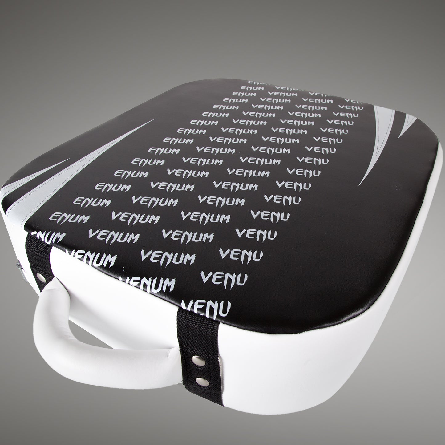 Venum Absolute Square 踢击护盾 - Skintex 皮革 - 黑色/冰蓝色