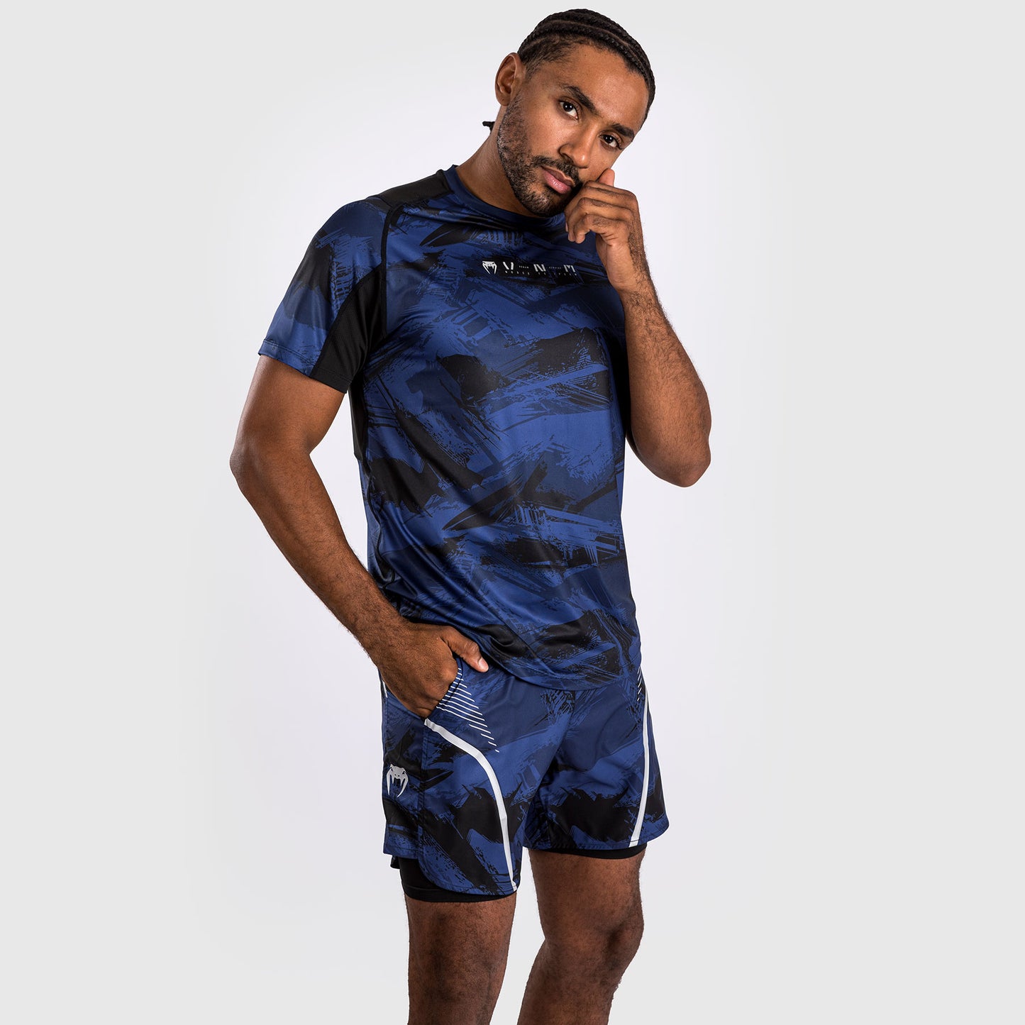 Venum Electron 3.0 Dry Tech T恤 – 藏青色