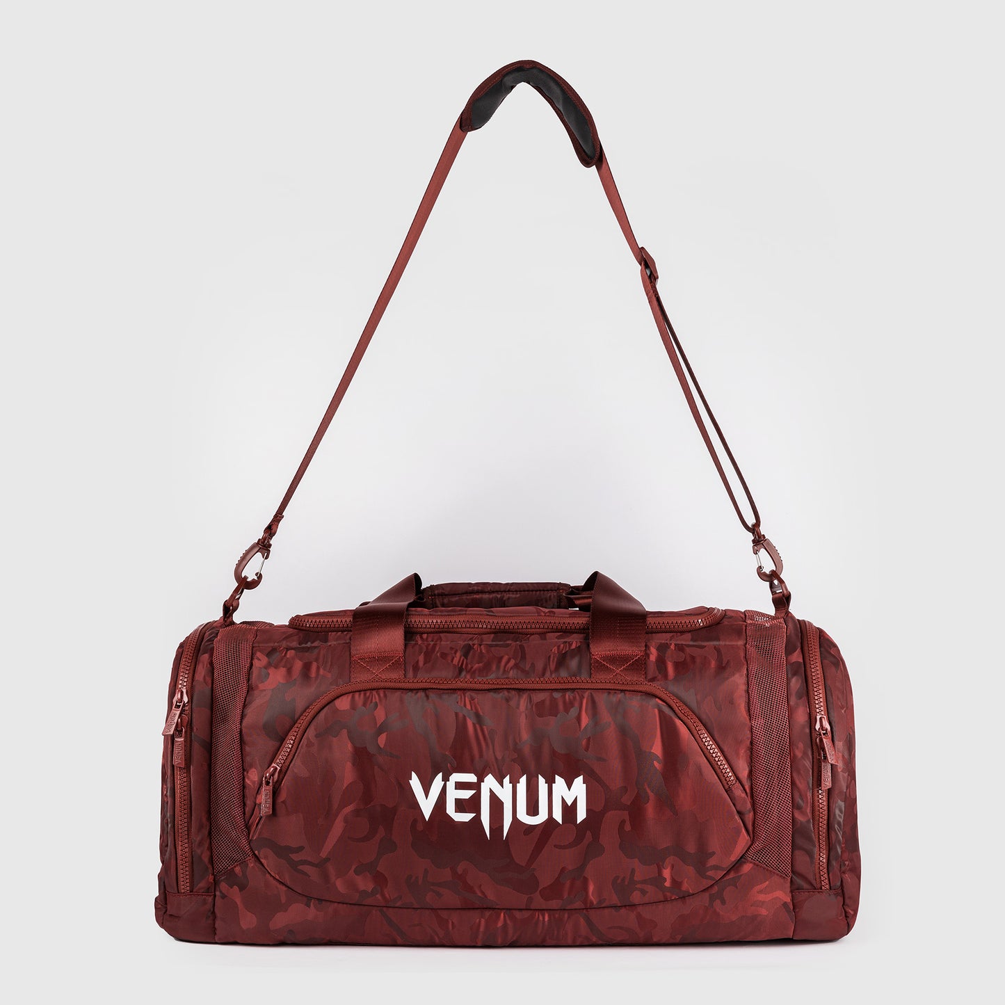 Venum Trainer Lite 运动包 (48升) – 迷彩/酒红色