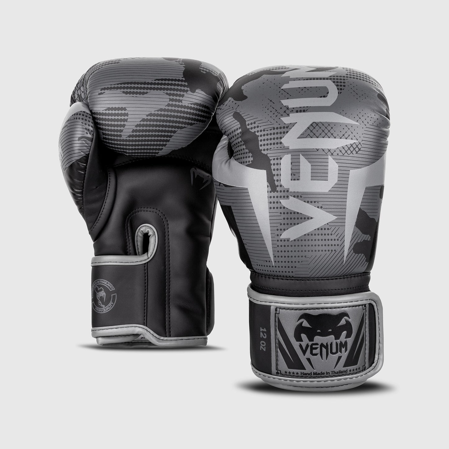 Venum Elite 拳击手套 – 灰色/迷彩色