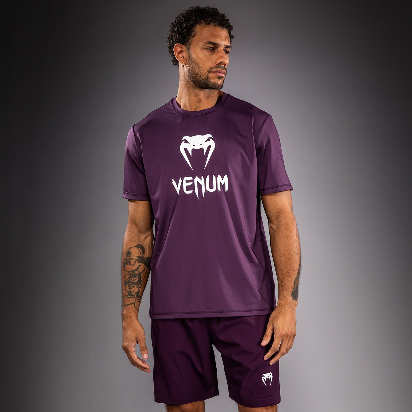 Venum Classic Dry Tech T恤 - 深紫色