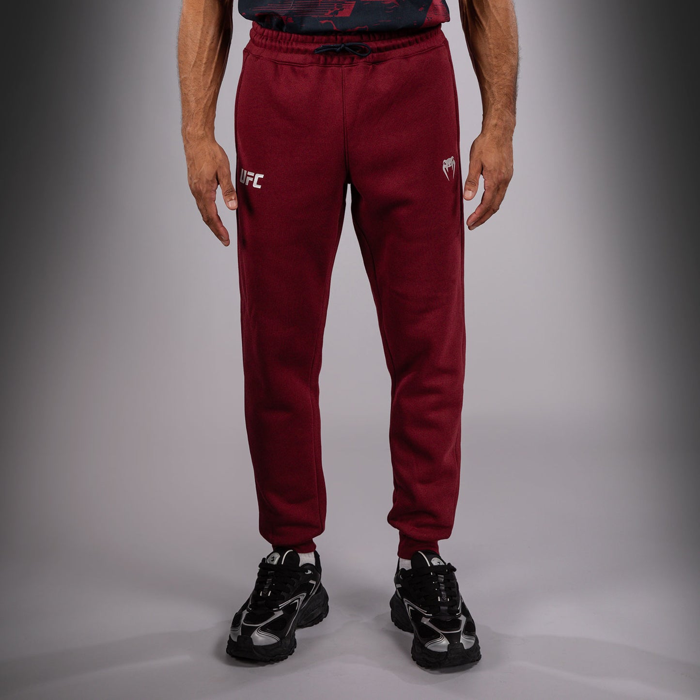 男士Venum UFC Zenith 酒红色正品格斗长裤