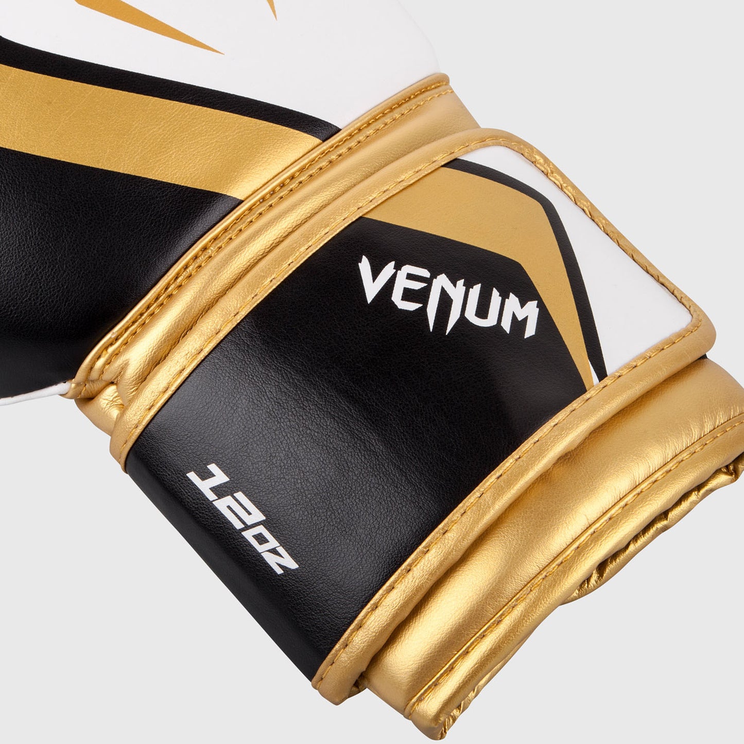 Venum Contender 2.0 拳击手套 - 黑色/白色-金色