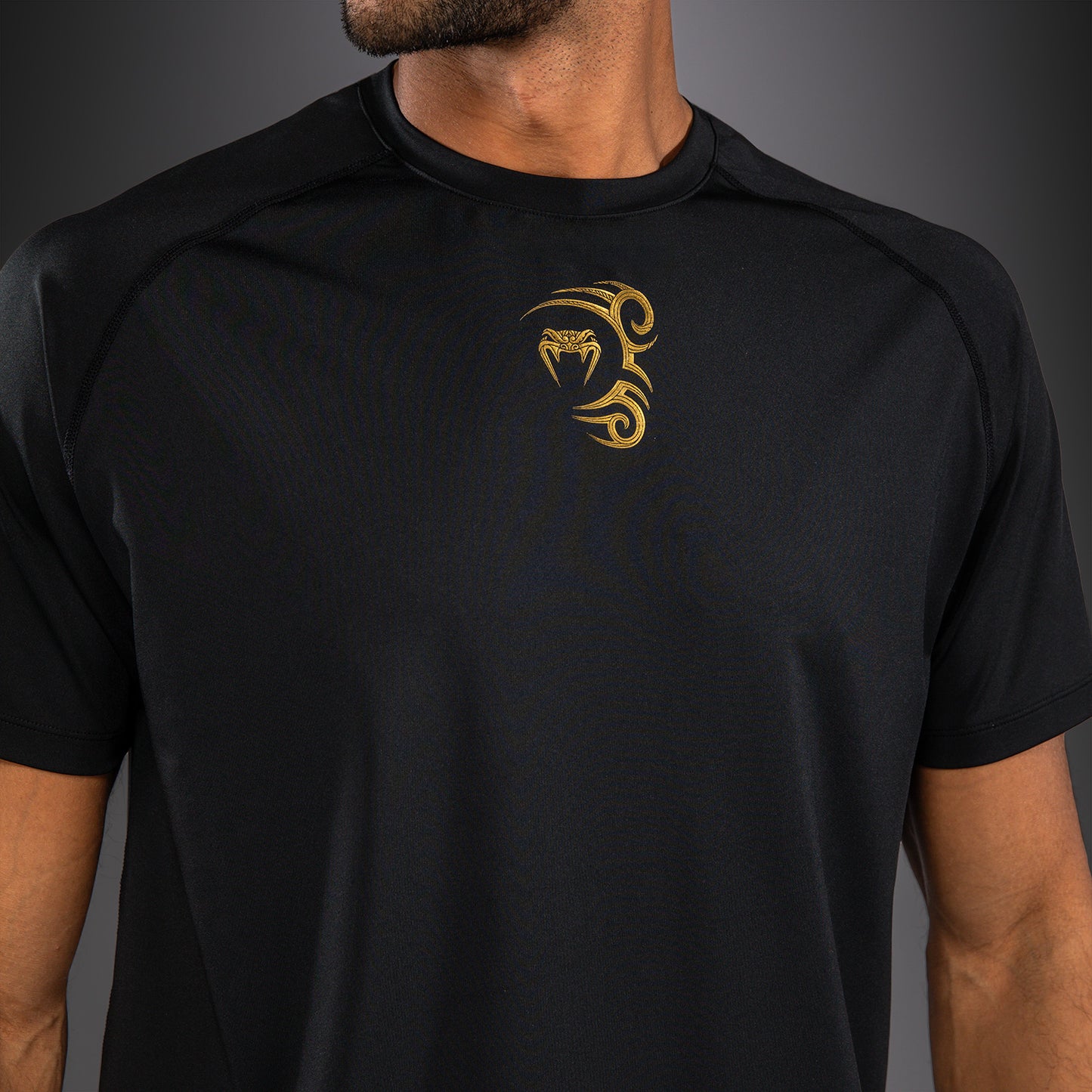 Venum x Mike Tyson Tiger Dry Tech T恤 - 黑色/金色