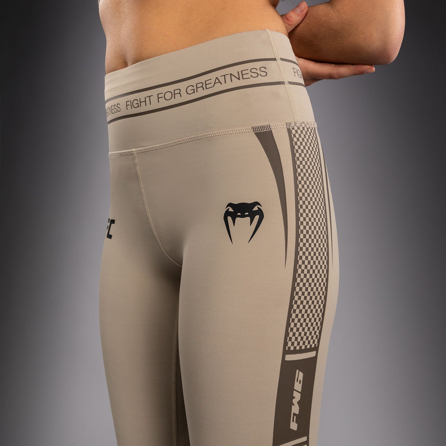 Venum UFC Unity by Venum Authentic Fight Week 女子功能压缩长裤 - 沙色