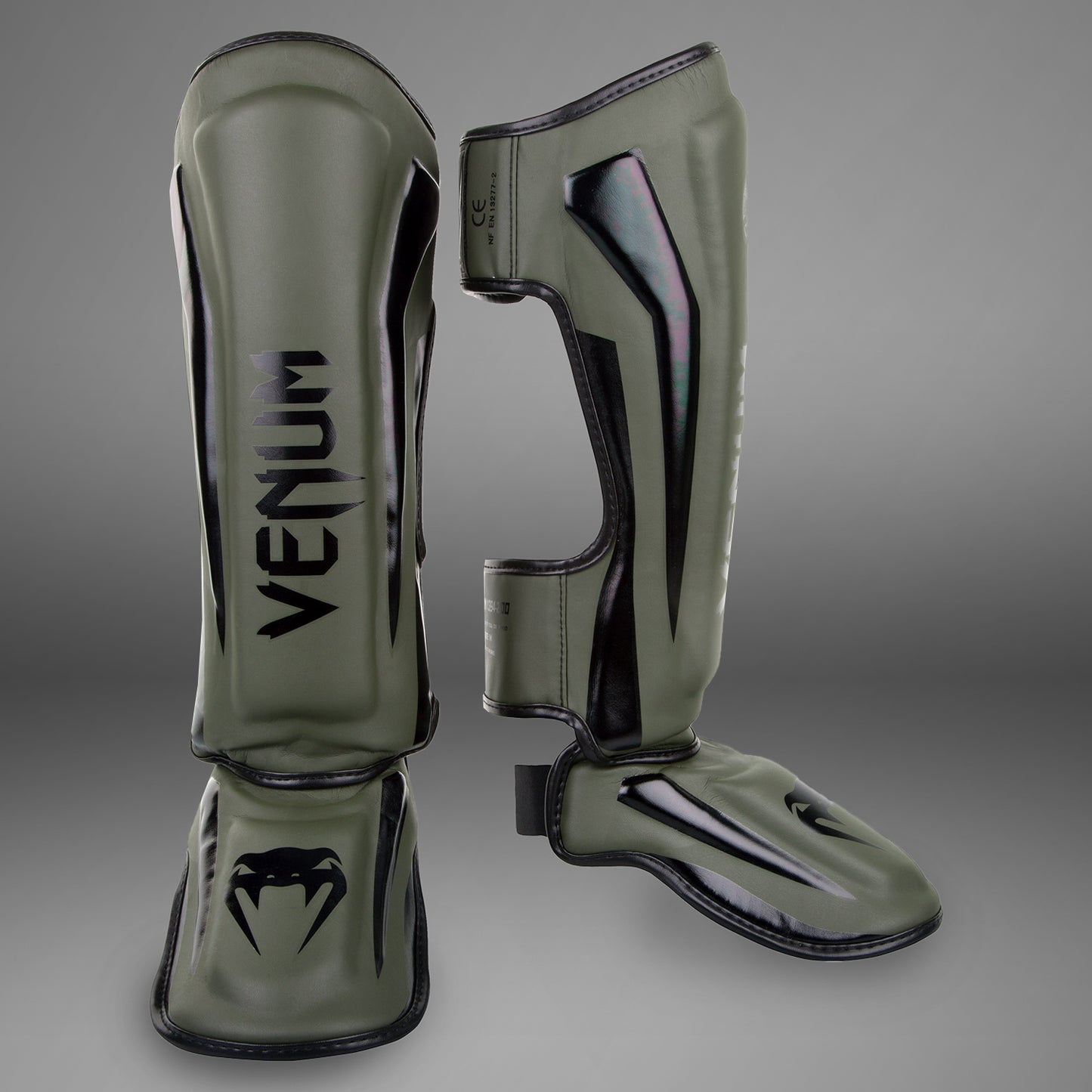 Venum Elite 站立护胫 – 卡其色/黑色