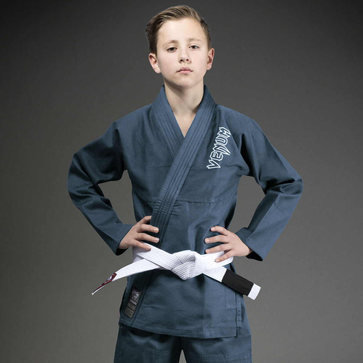 Venum Contender 儿童巴西柔术道服（免费附赠白带）– 蓝色