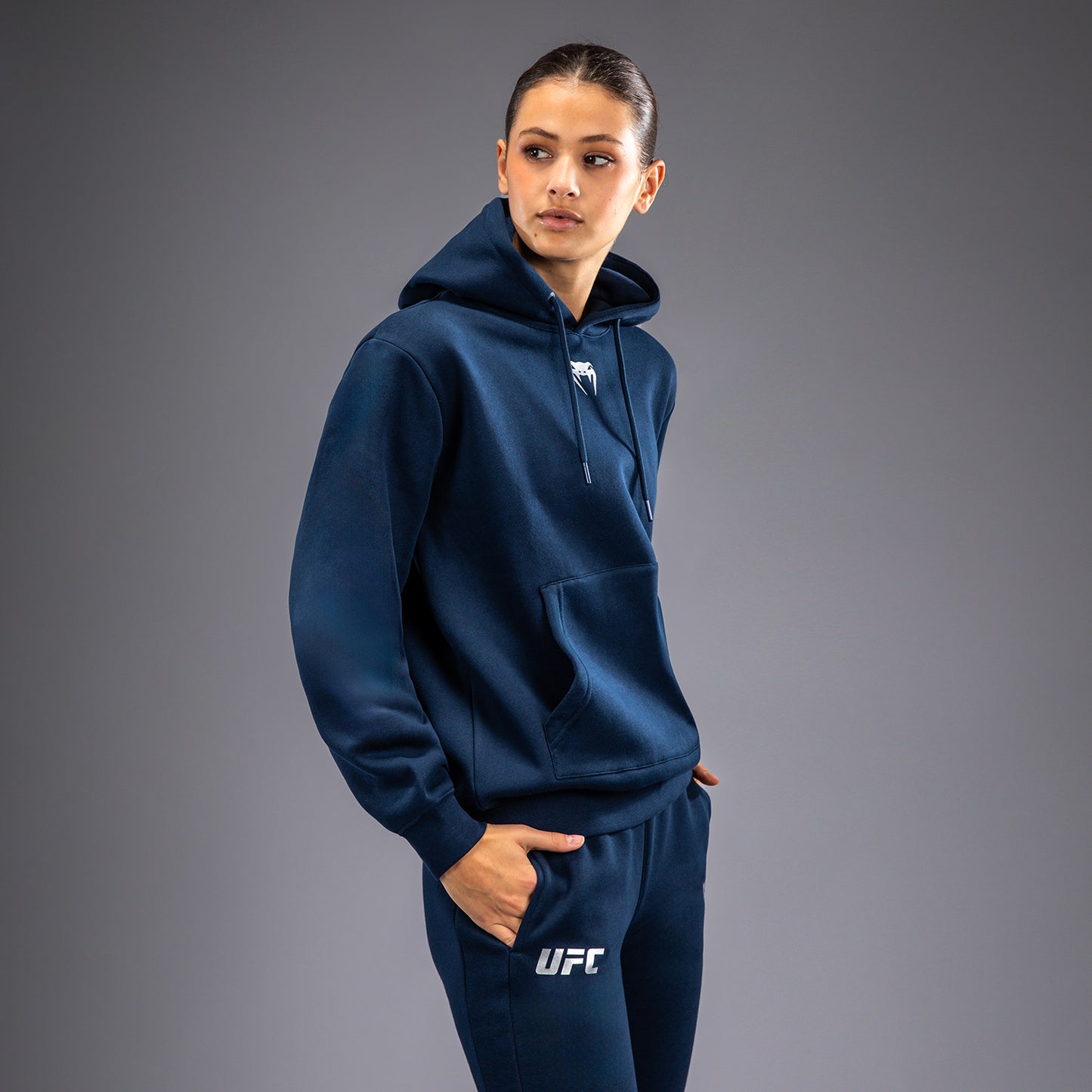 UFC Fusion by Venum Fight Week 女士连帽衫 – 海洋蓝