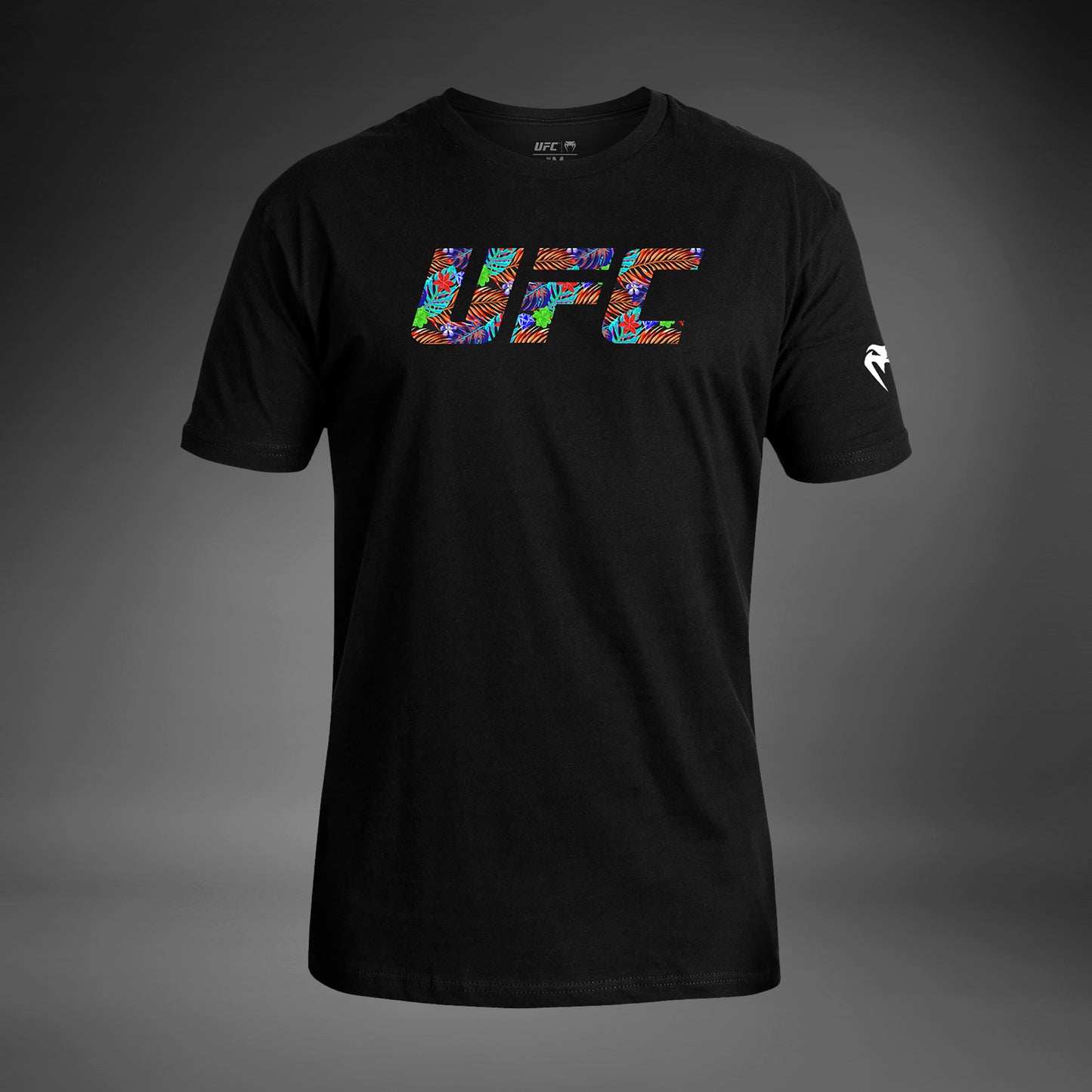男士Venum UFC Unrivaled Dustin Poirier T恤 – 黑色