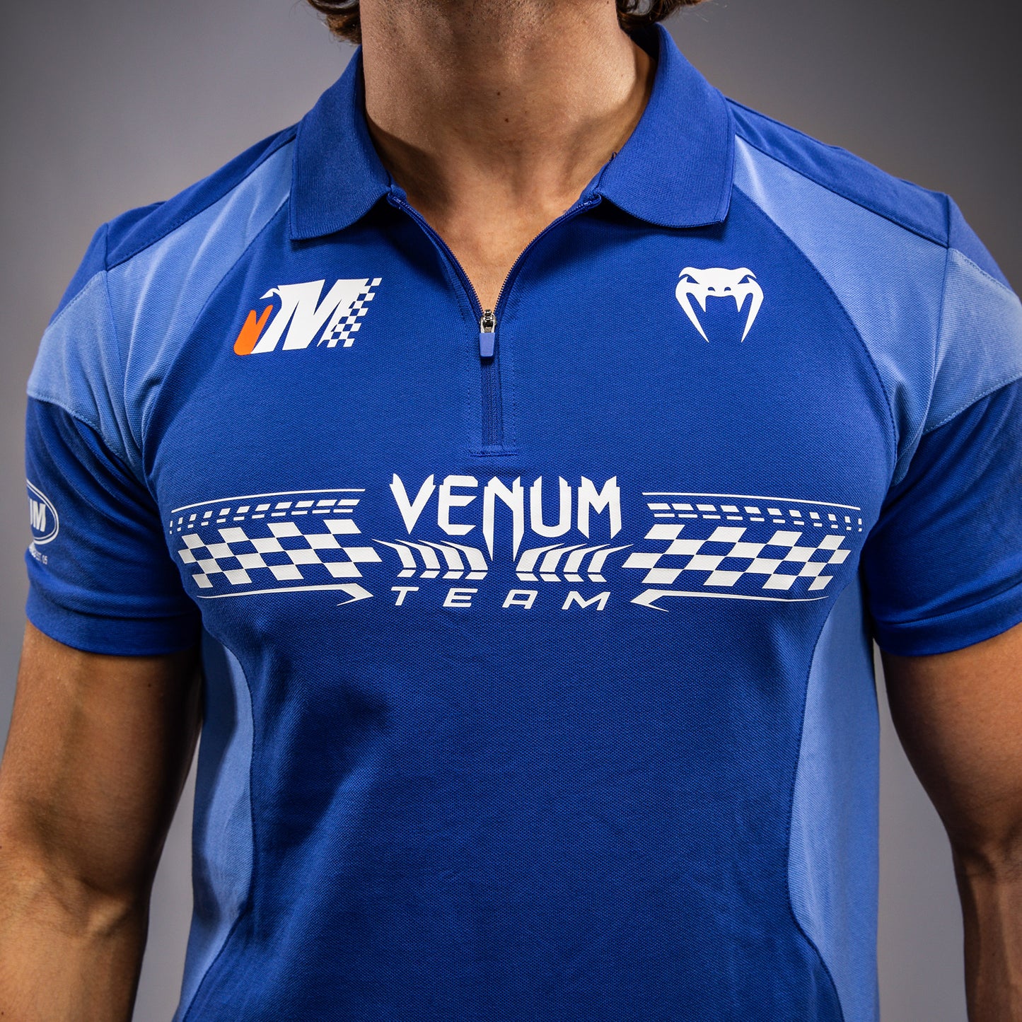 Venum Motorsport 棉质保罗衫 – 皇室蓝