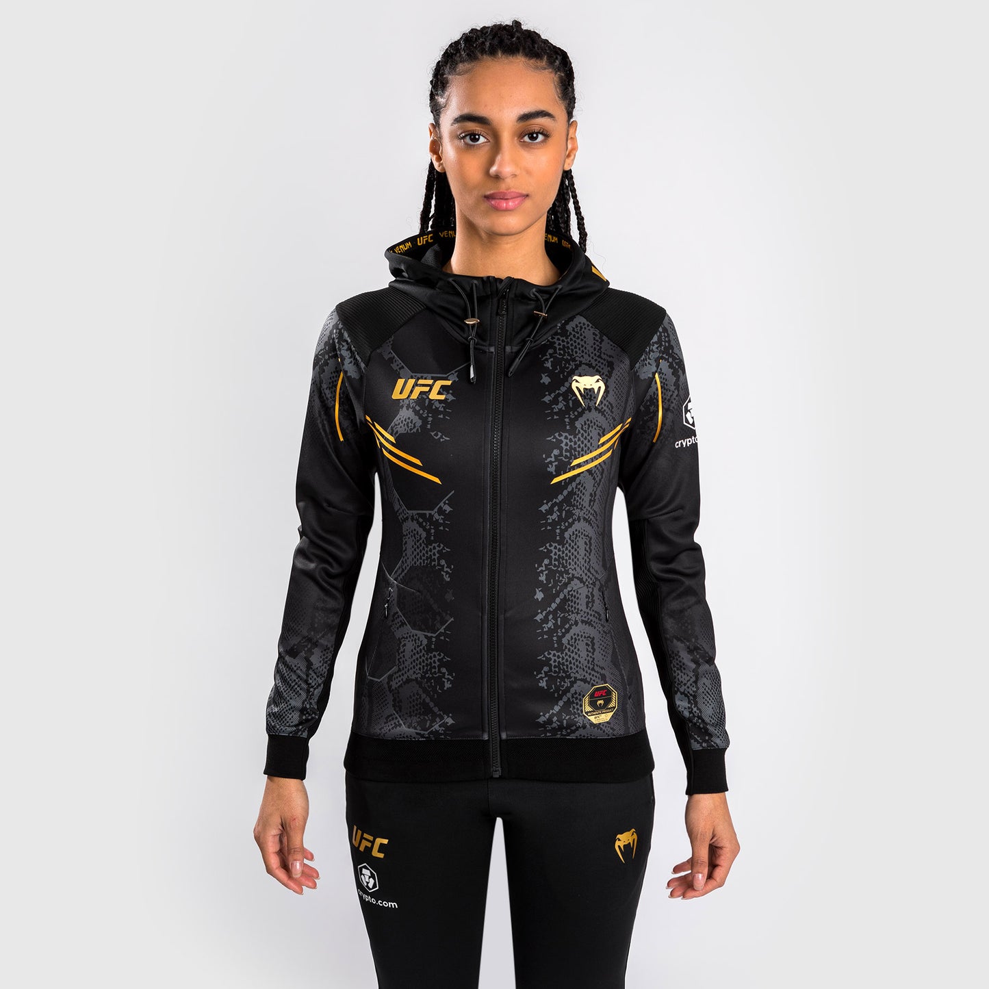 UFC Adrenaline by Venum Authentic Fight Night 女士款 连帽衫 – Champion