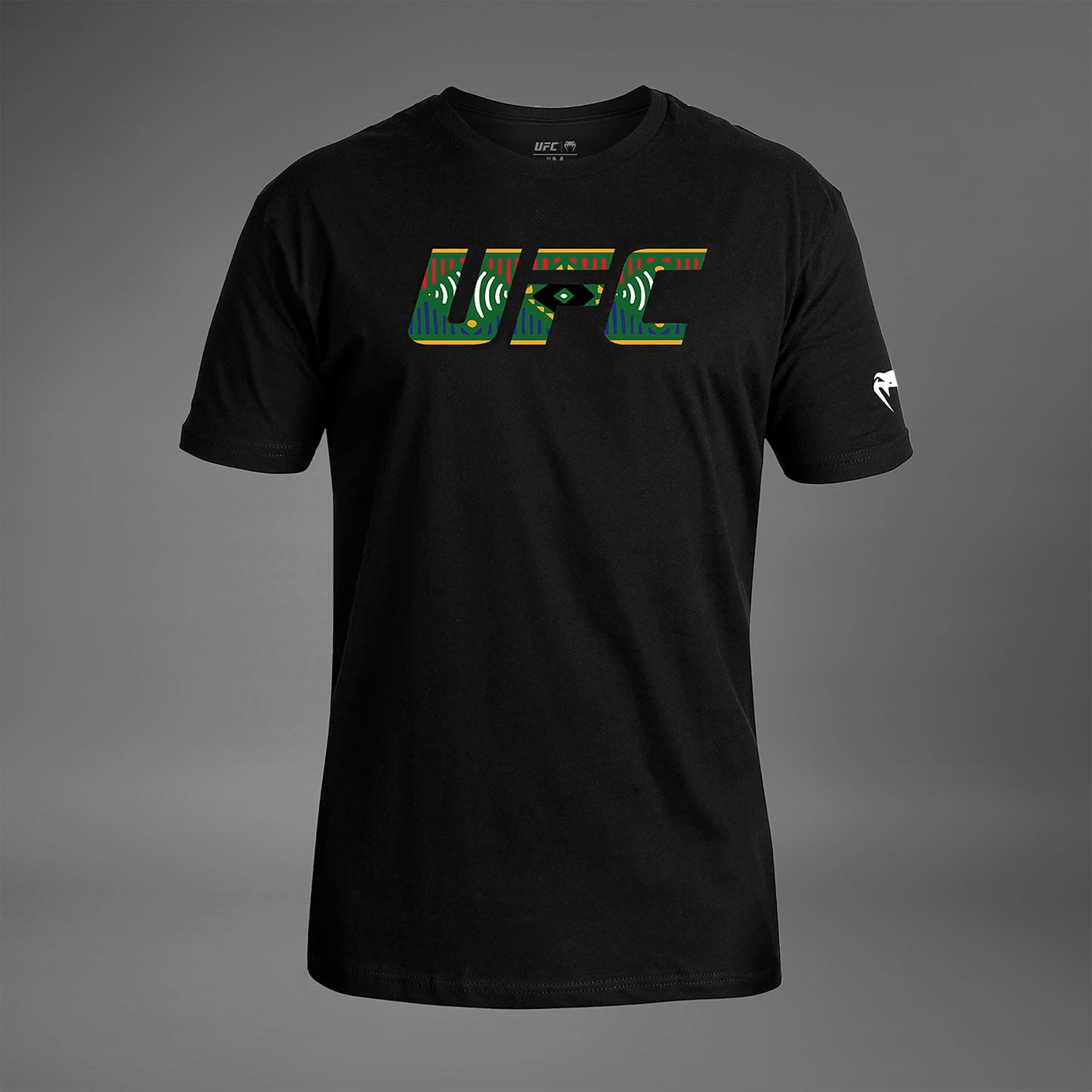 男士Venum UFC Unrivaled 黑色Dricus Du Plessis T恤