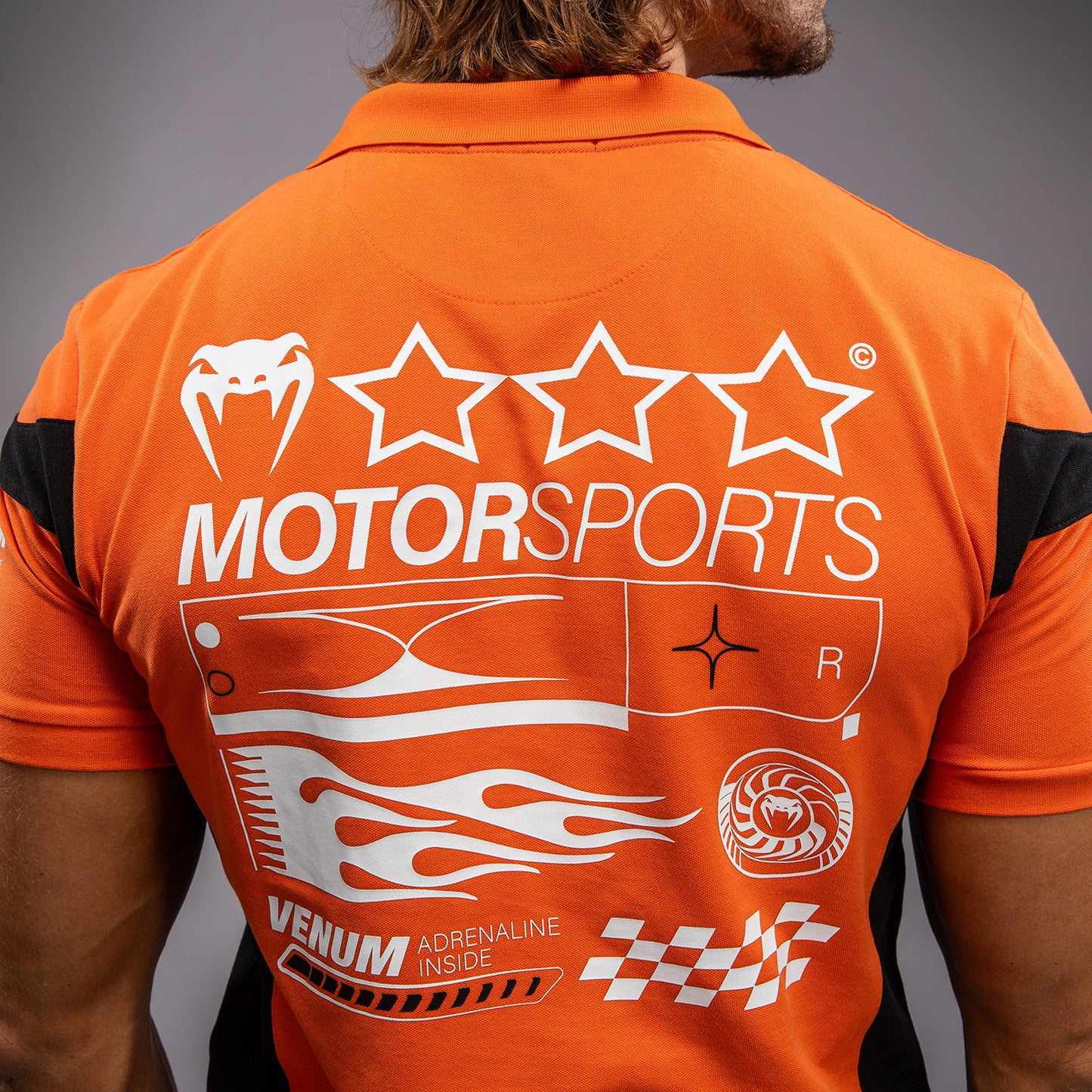 Venum Motorsport 棉质保罗衫 – 橘色