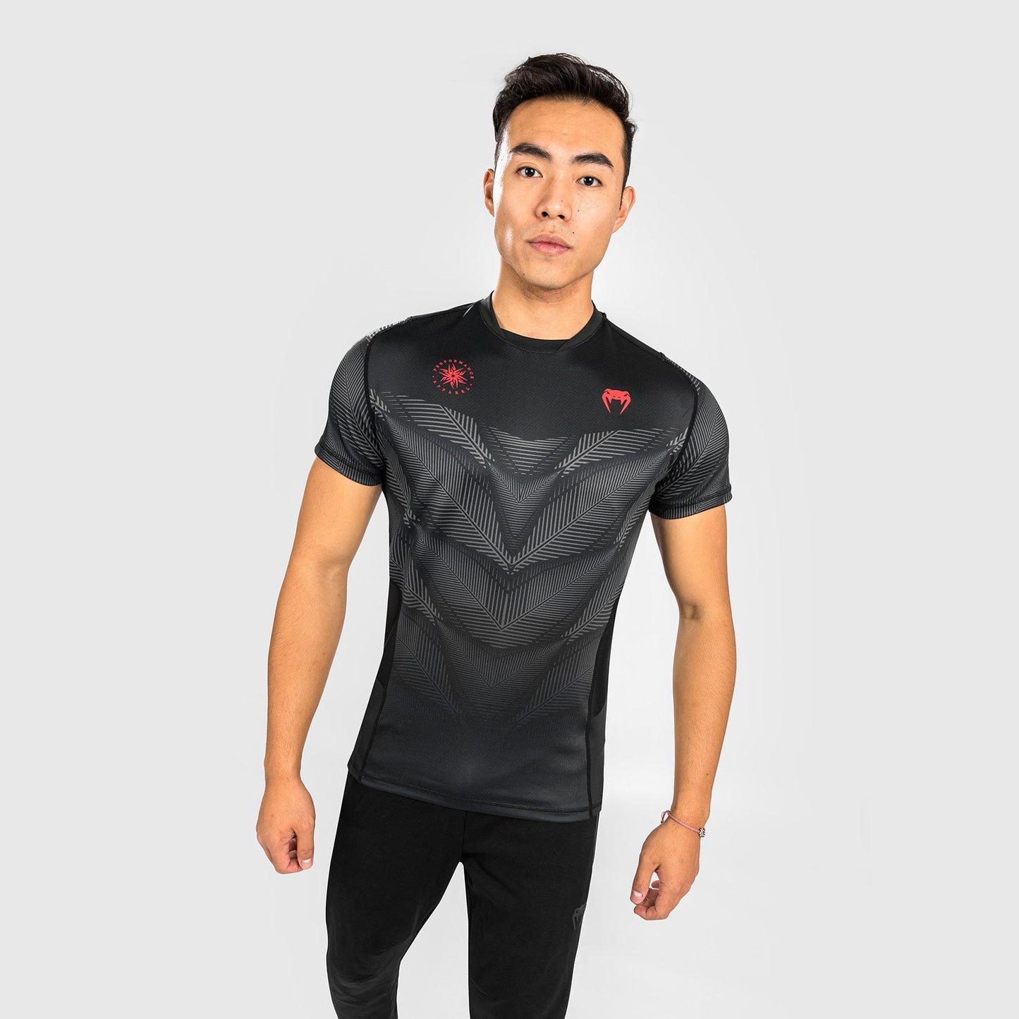 Venum Phantom Dry Tech T恤 – 黑色/红色