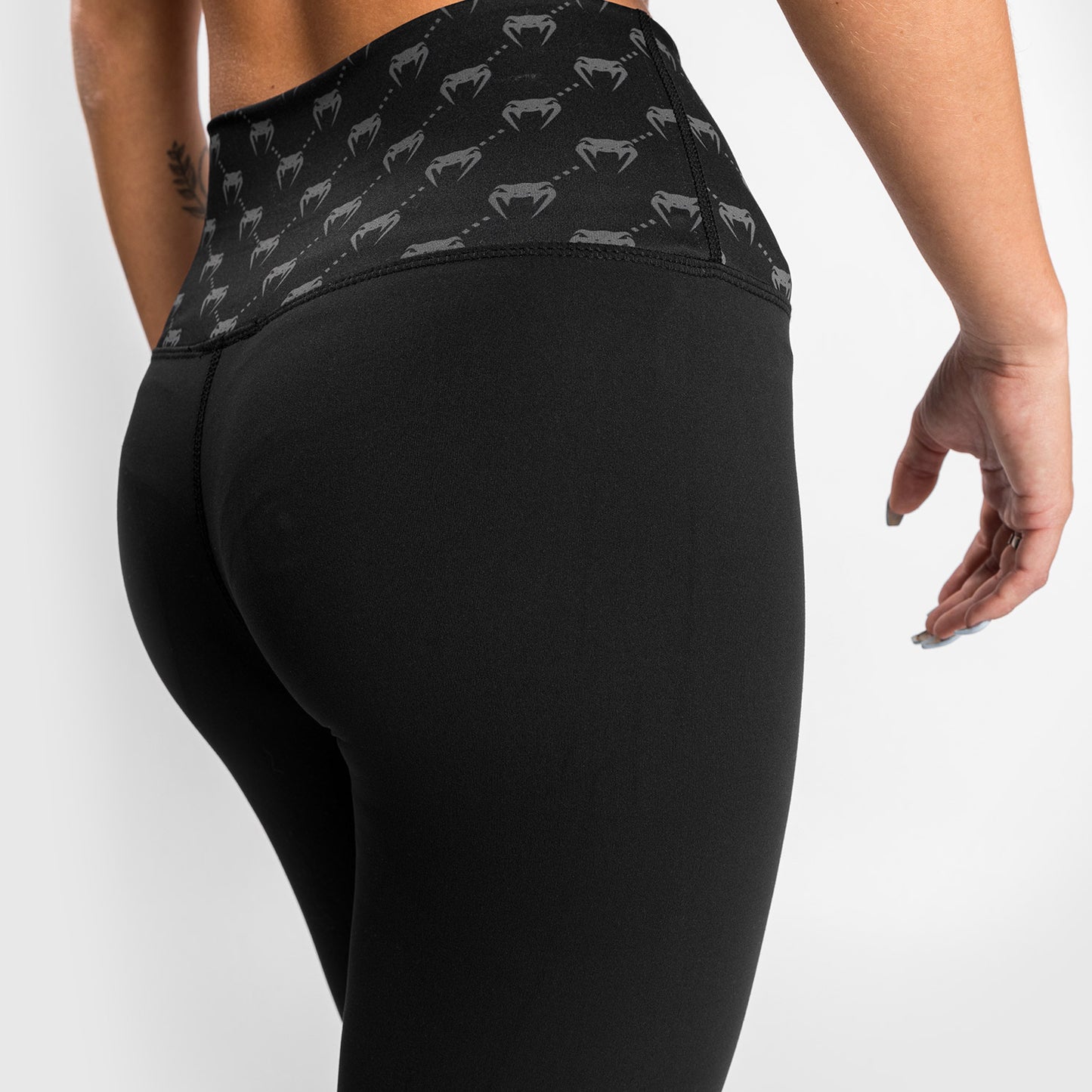 Venum Monogram 7/8 紧身裤 – 黑色/粉金色