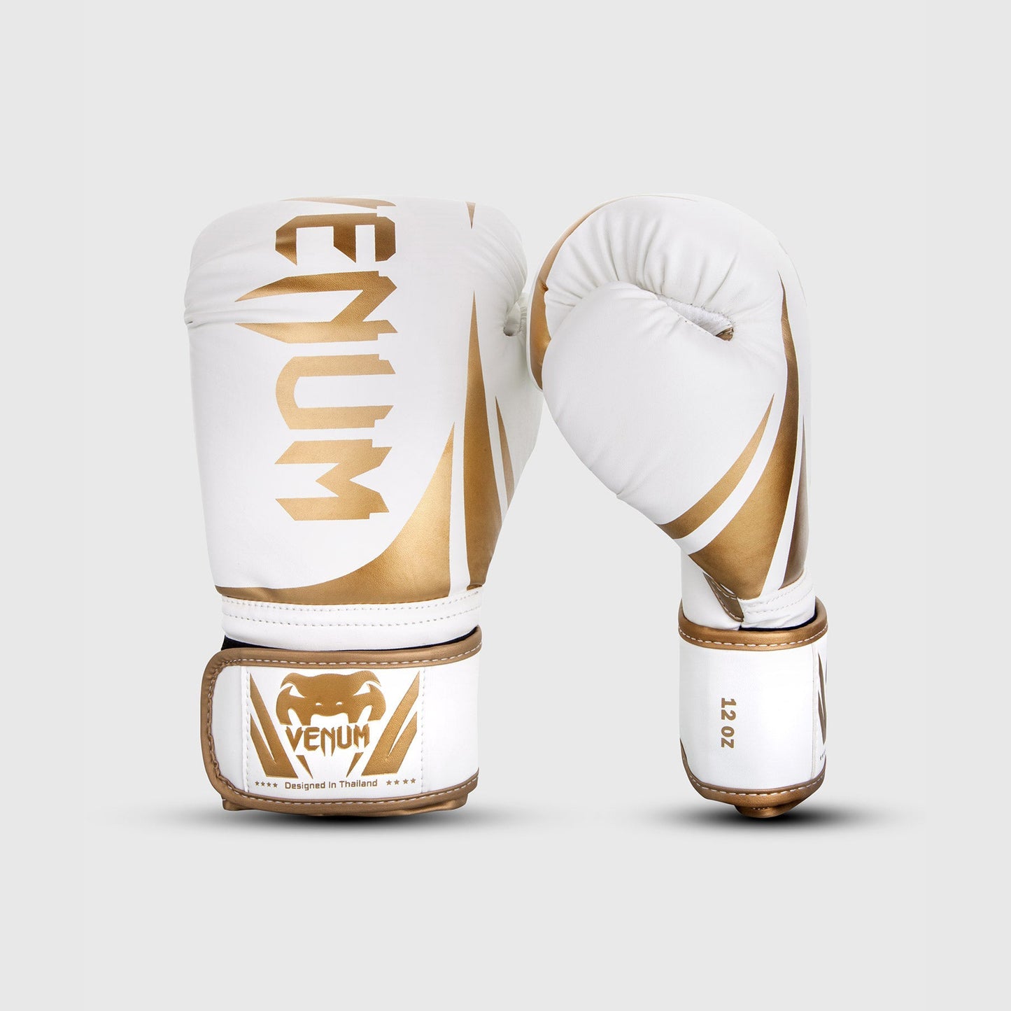 Venum Challenger 2.0 拳击手套 – 白色/金色