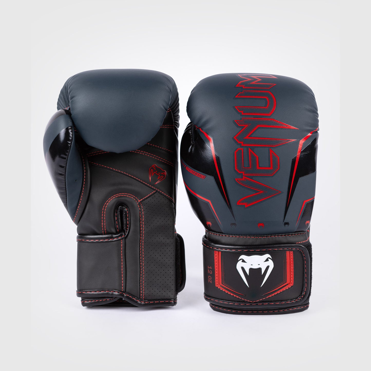 Venum Elite Evo 拳击手套 – 藏青色/黑色/红色