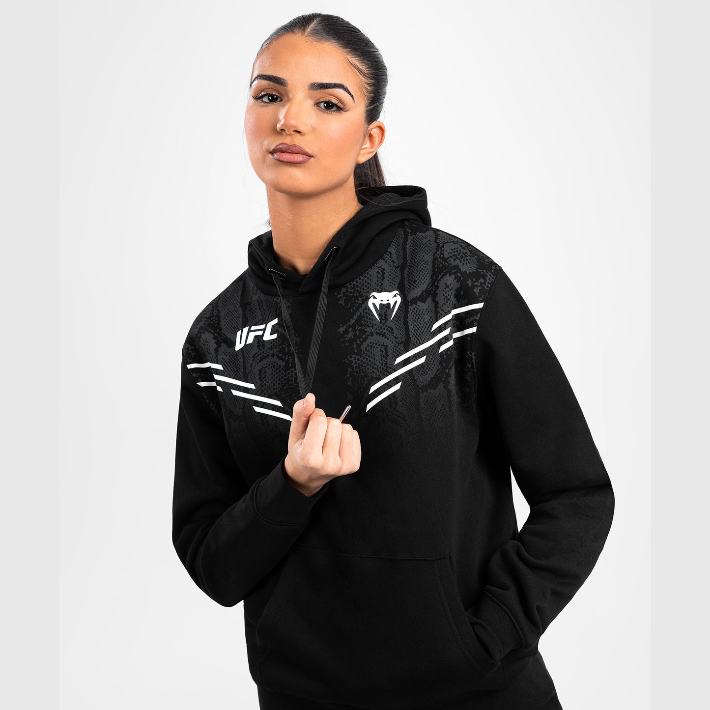 UFC Adrenaline by Venum Replica 女士连帽衫 – 黑色