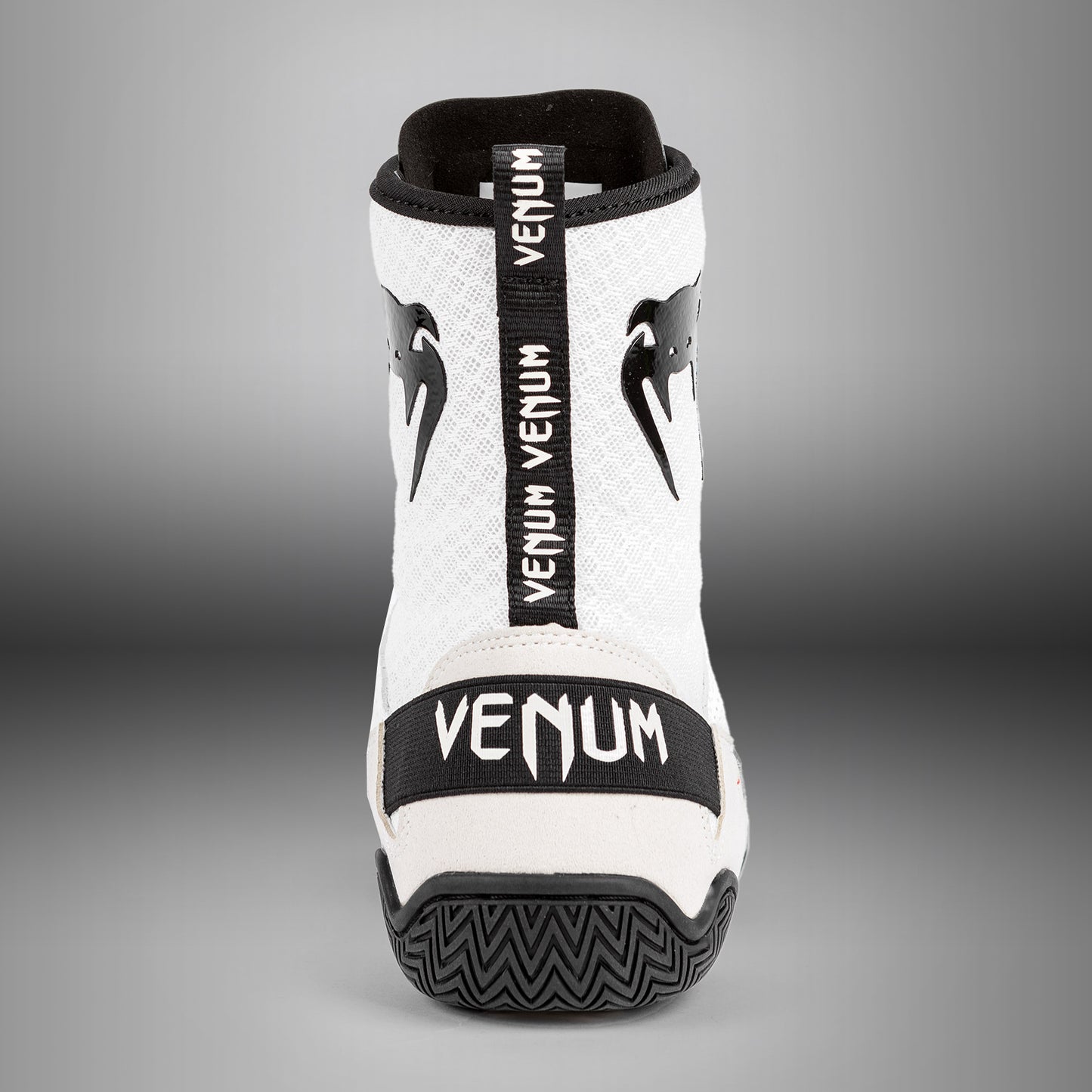 Venum Elite 拳击鞋 – 白色/黑色