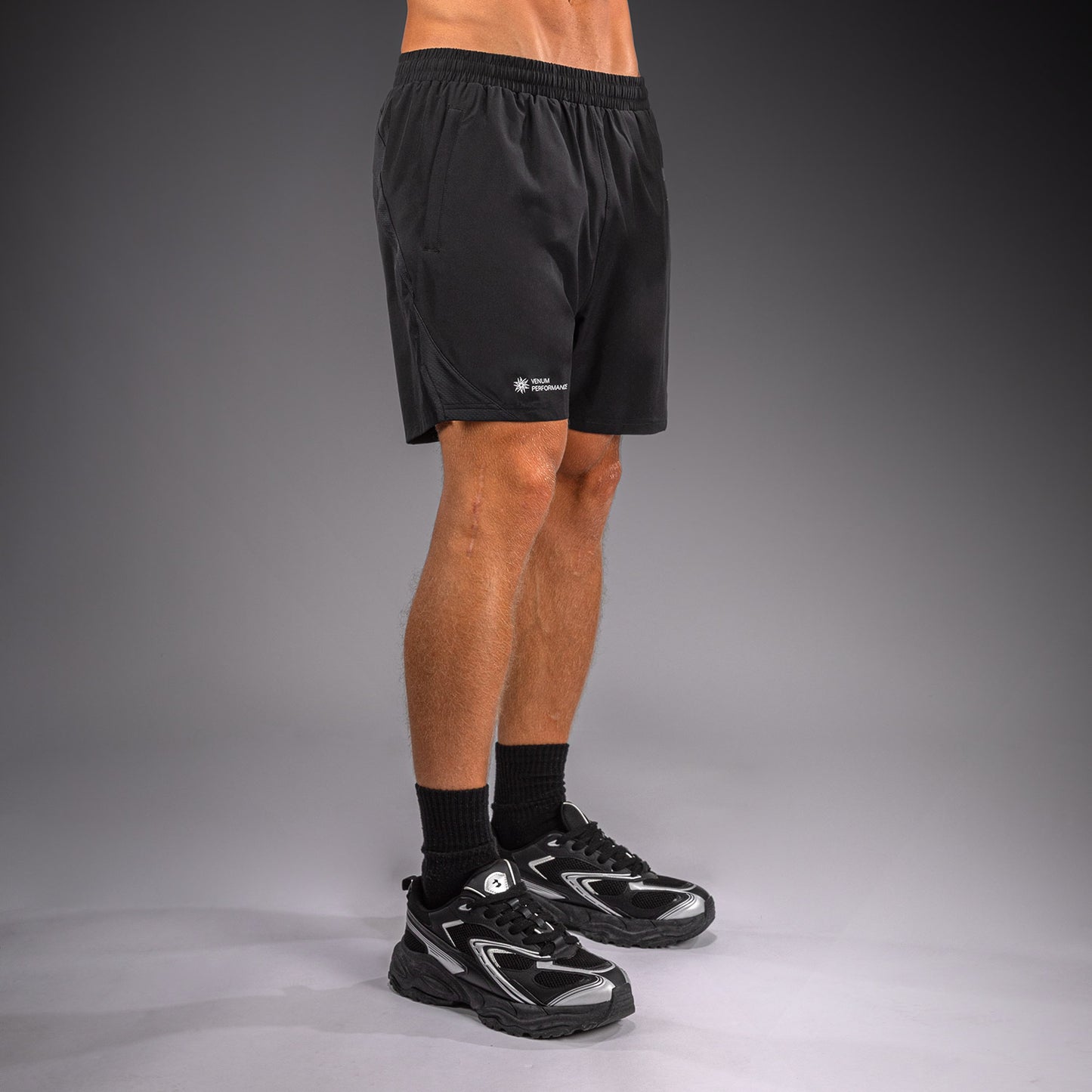 Venum G-Fit Scales 训练短裤 – 黑色/炭灰色