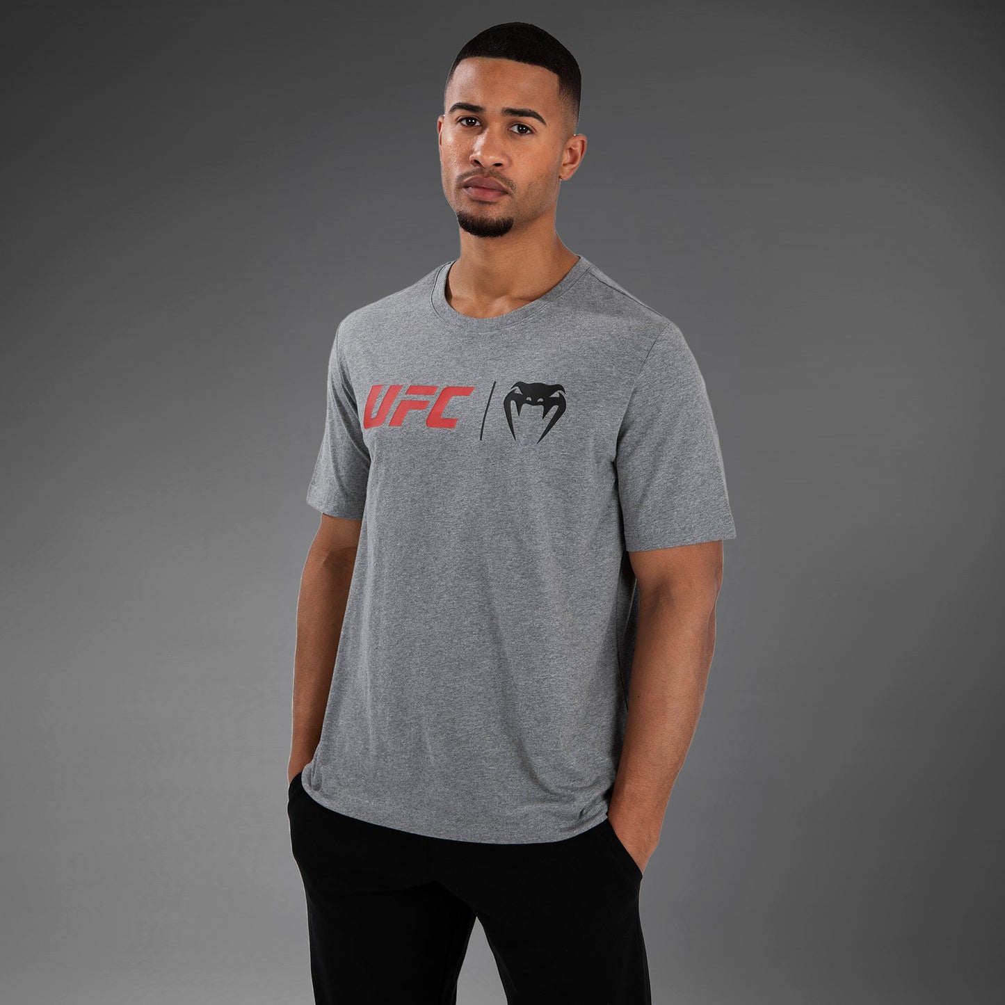UFC Venum Classic T恤 – 花灰色/红色