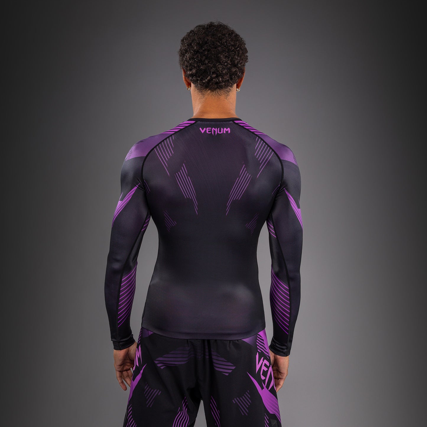 NO-GI 6.0 长袖紧身防磨衣 – 黑色/紫色