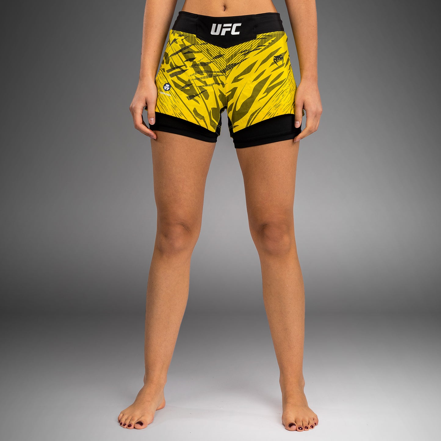 UFC Fusion by Venum 女士格斗短裤 – 黄色