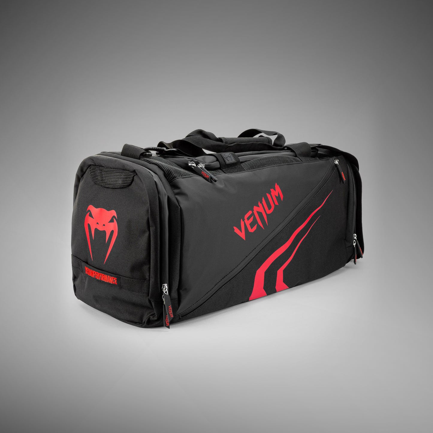 Venum Trainer Lite Evo 运动包（48升）– 黑色/红色